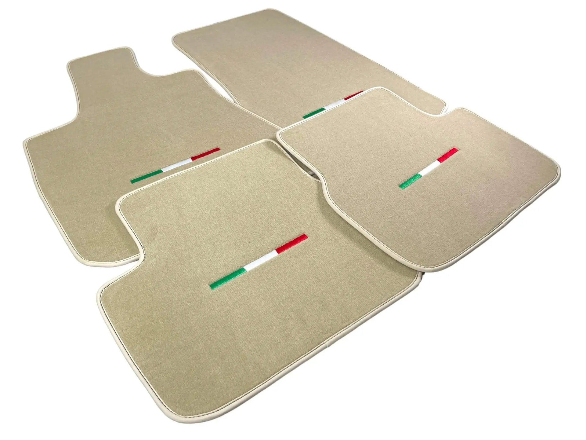 Beige Floor Mats For Maserati Grecale (2023-2024) Italy Edition - AutoWin