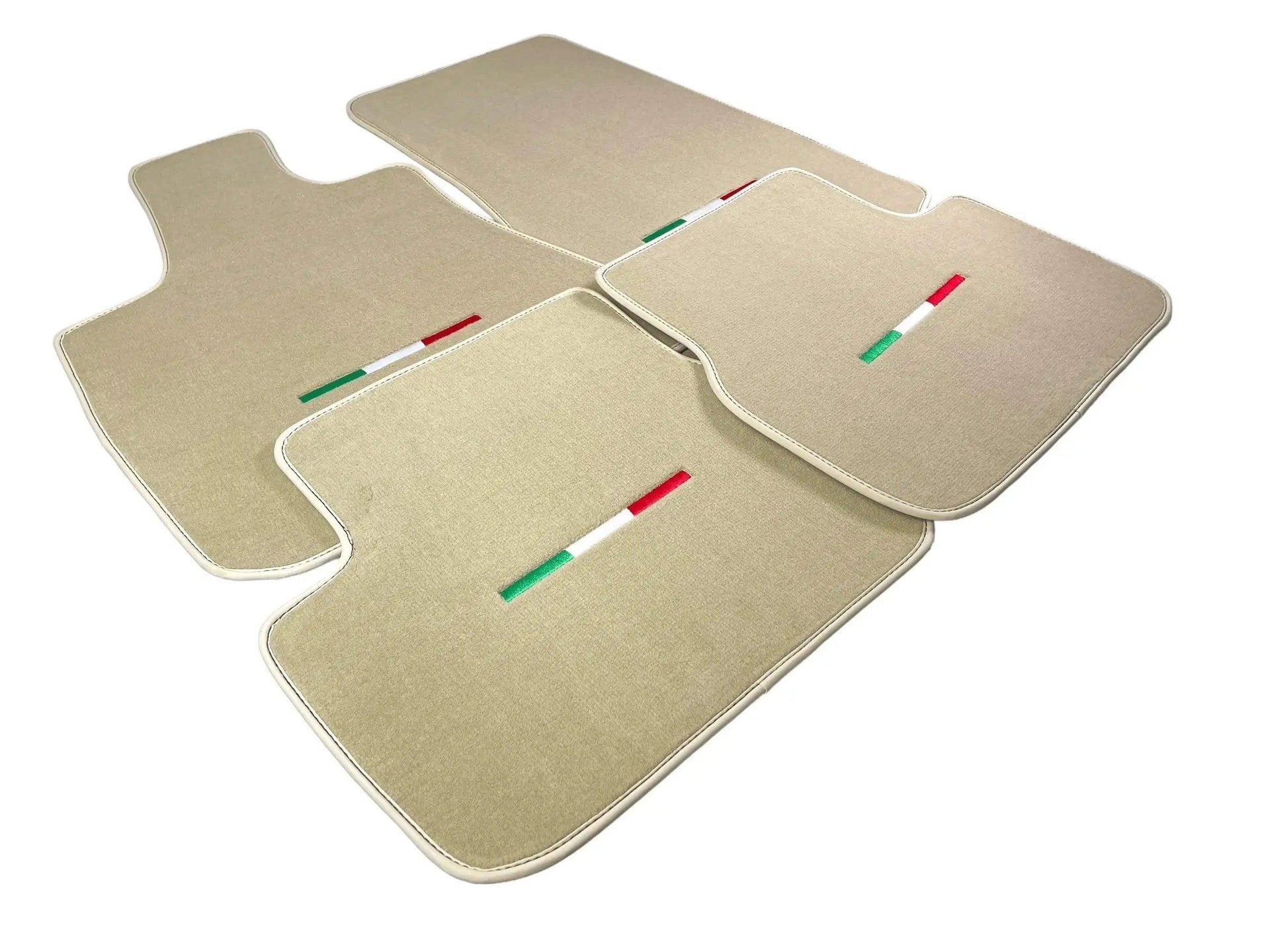 Beige Floor Mats For Maserati Levante (2017-2023) Italy Edition - AutoWin