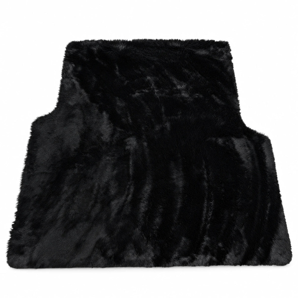 Customizable Black Sheepskin Trunk Floor Mat for Bentley Mulsanne (2010-2020)
