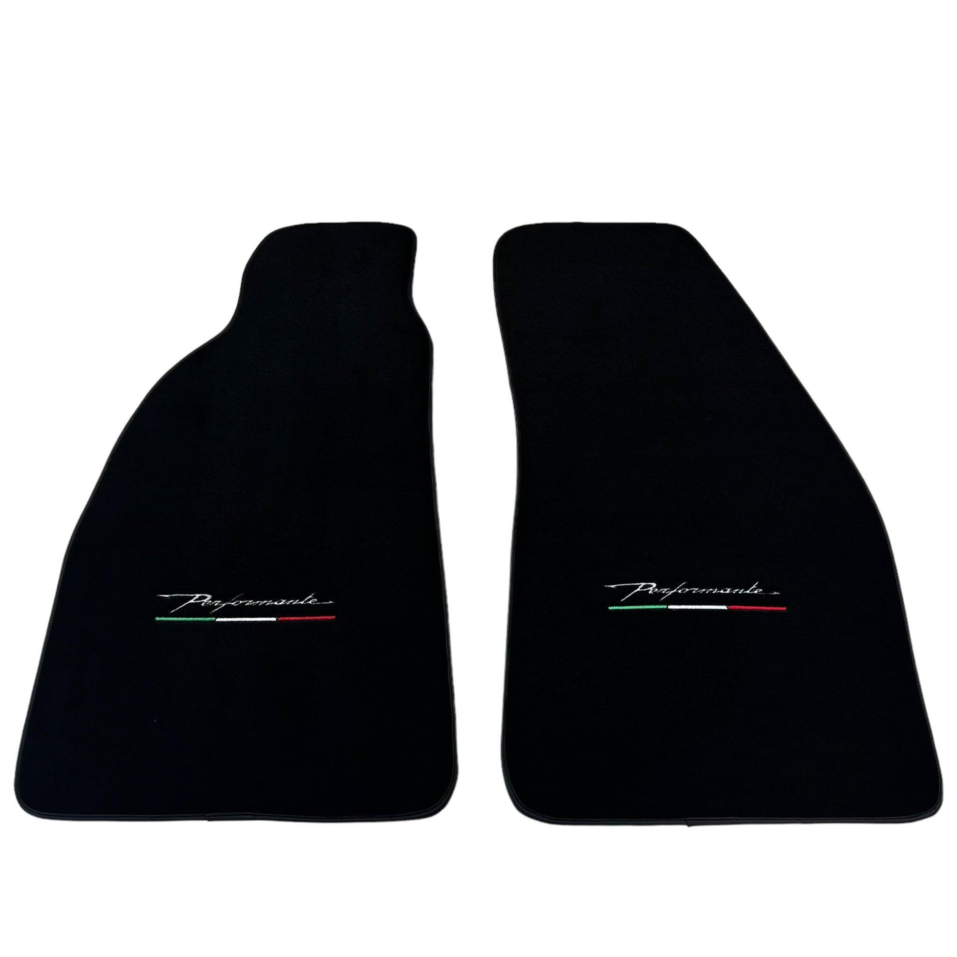 Black Floor Mats for Alfa Romeo Spider 939 (2006-2010) Perfomante - AutoWin