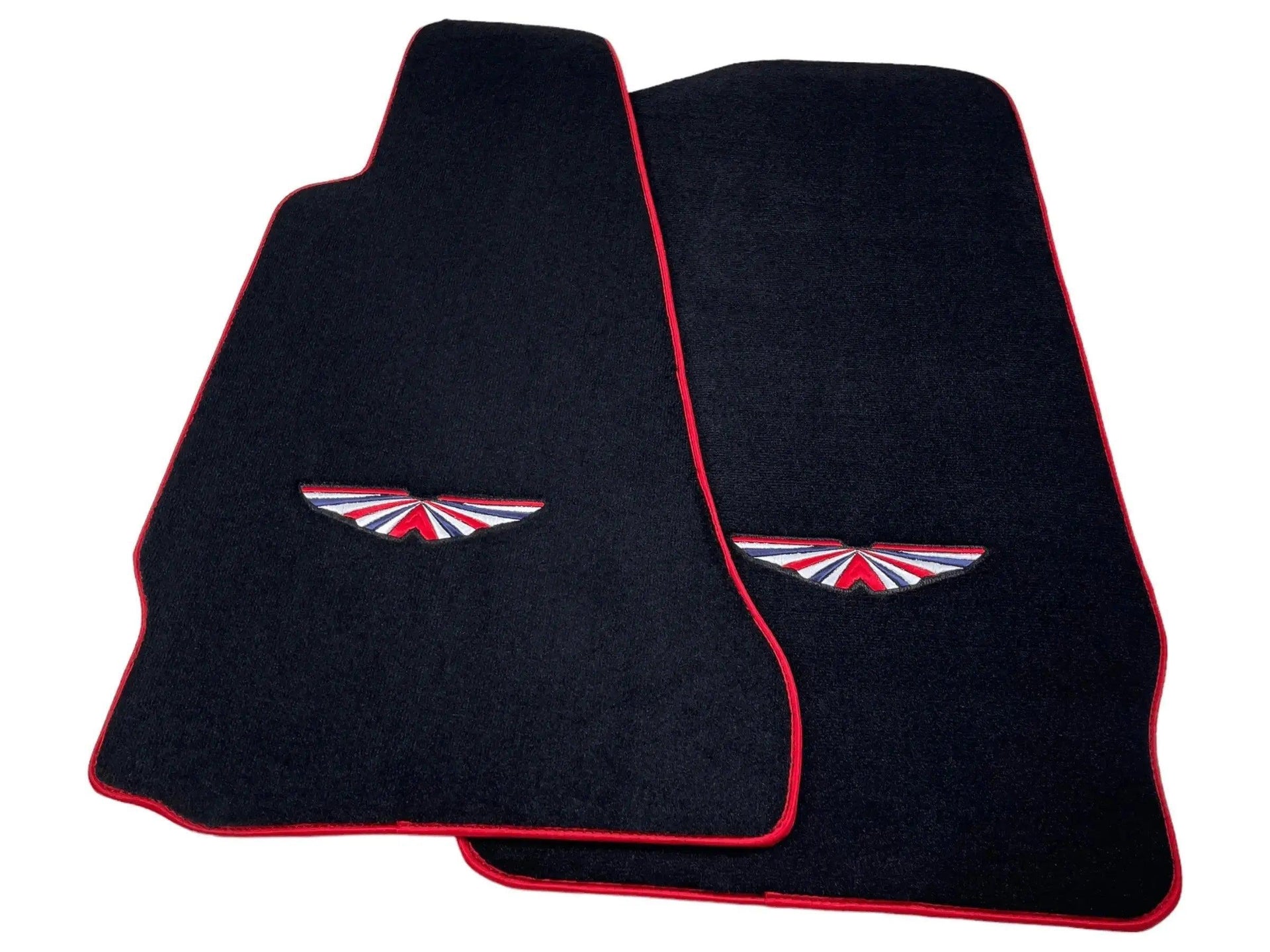 Black Floor Mats For Aston Martin DBX (2020– 2023) | Red Trim - AutoWin