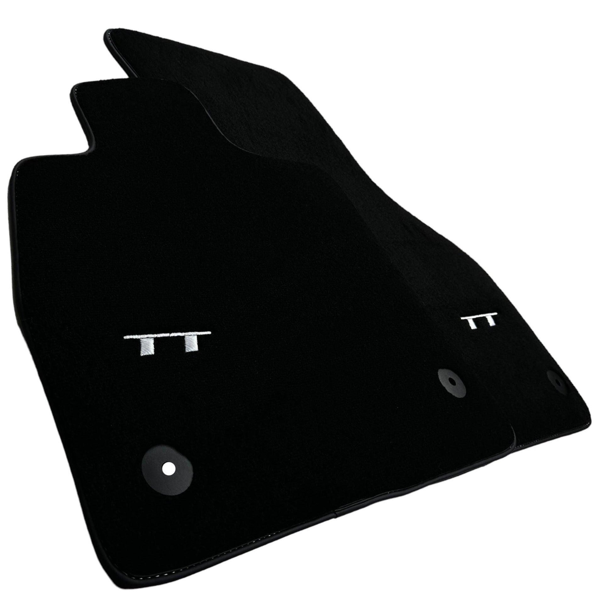 Black Floor Mats for Audi TT MK2 Coupe (2006-2014) - AutoWin