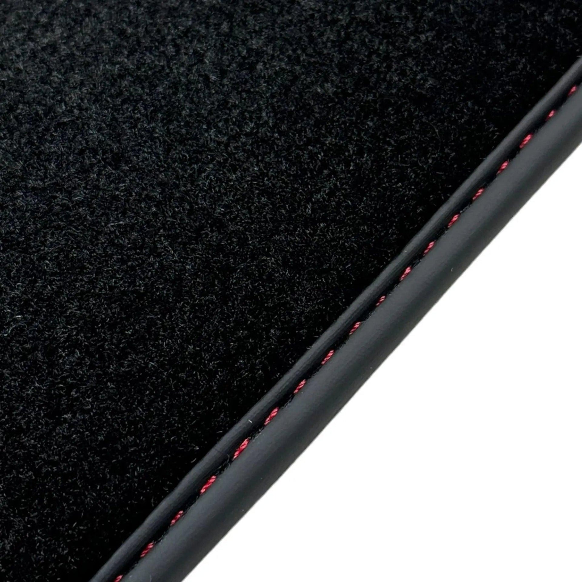 Black Floor Mats for Bentley Continental GT (2003–2011) with Red Leather | ER56 Design - AutoWin