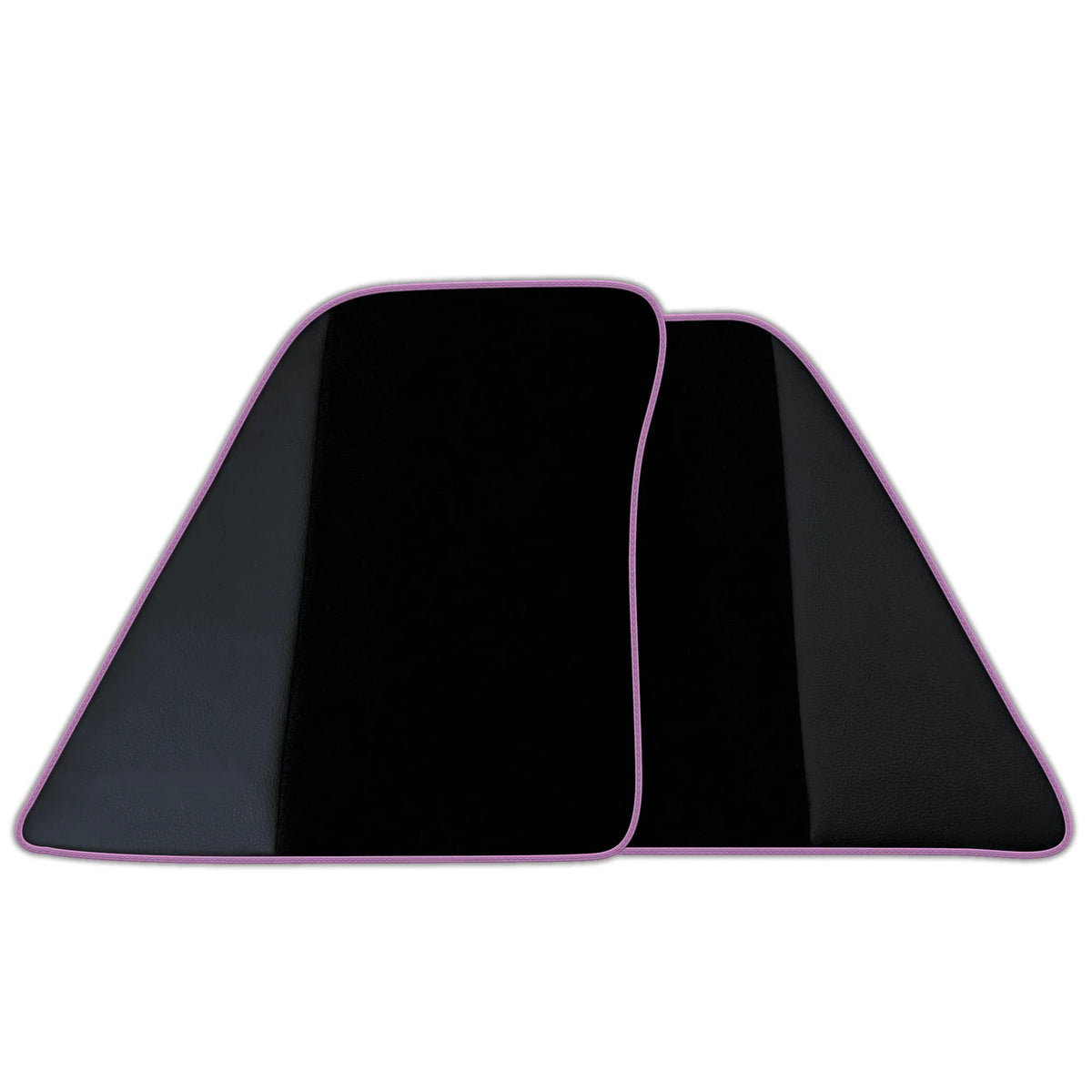 Black Floor Mats for Ferrari 296 GTS (2022-2027) with Leather | Various Trim Colors