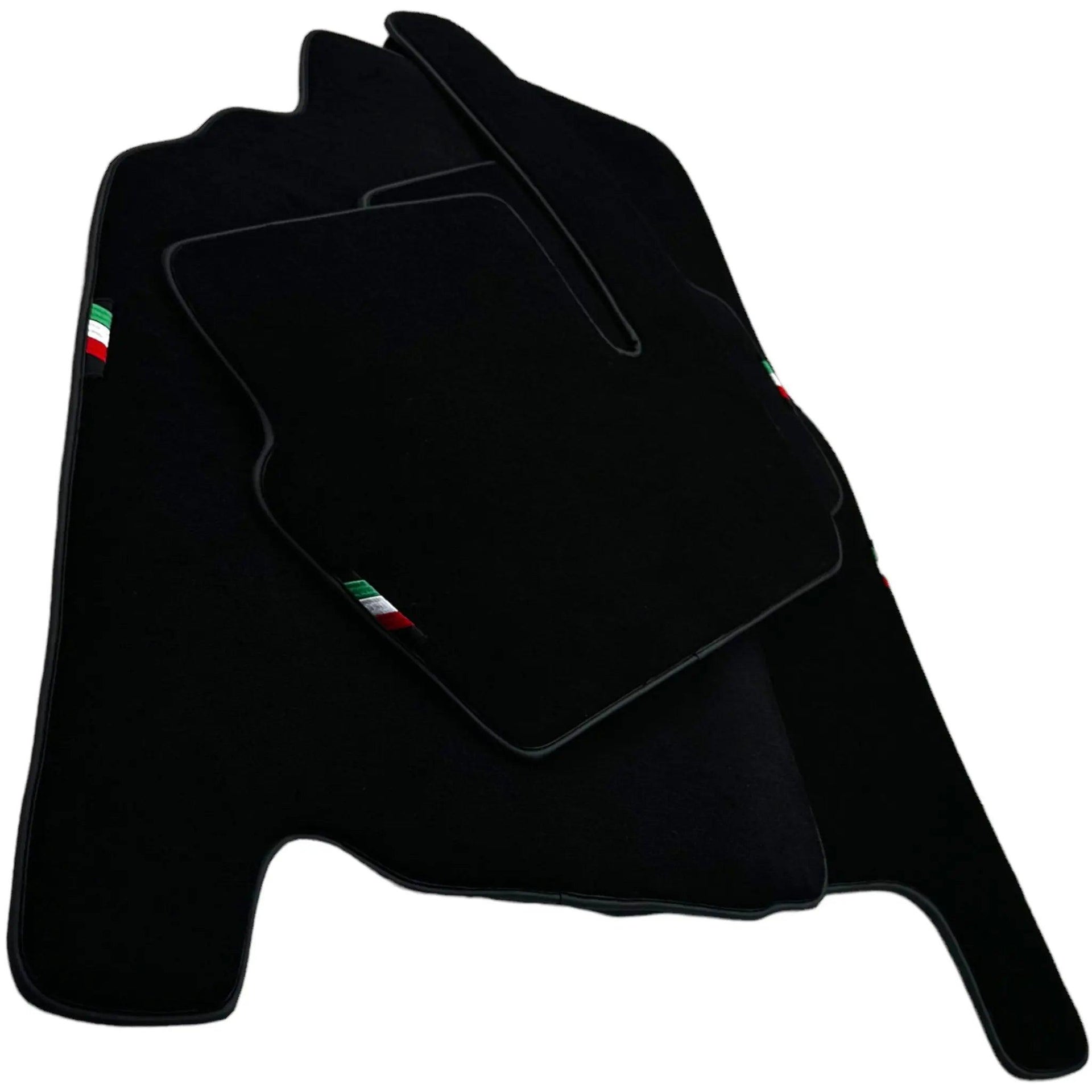 Black Floor Mats For Ferrari 456 (1992-2003) Italian Edition - AutoWin