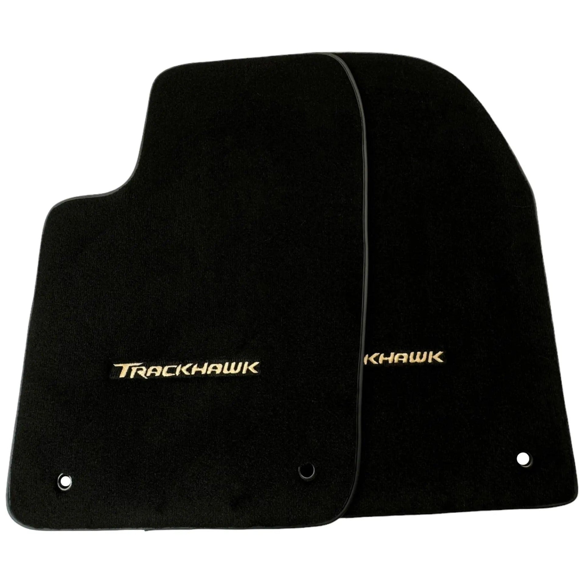 Black Floor Mats for Jeep Grand Cherokee Trackhawk (2018-2021) - AutoWin