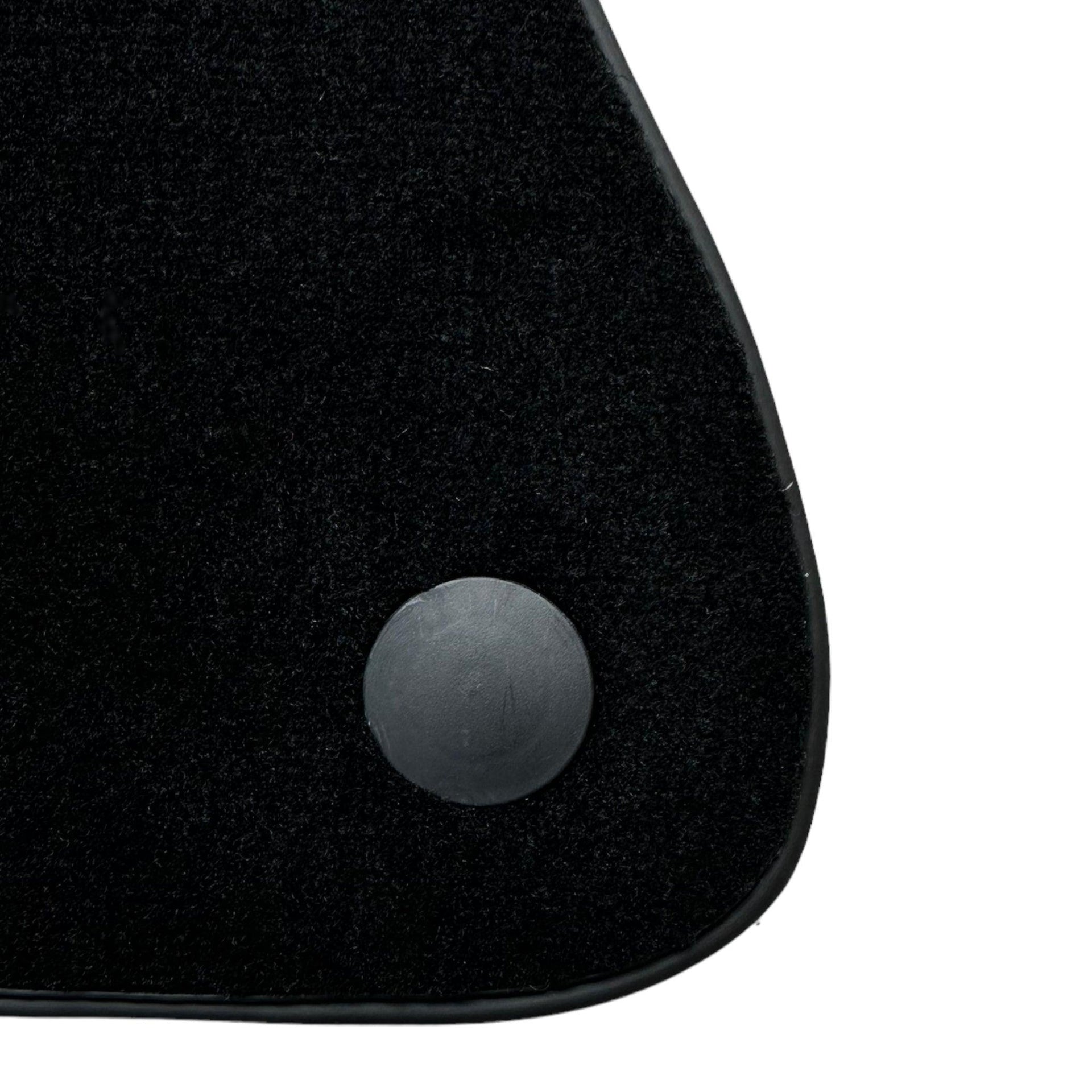 Black Floor Mats For Mercedes-Benz C Class W204 Coupe 2012-2015 ER56 Design - AutoWin