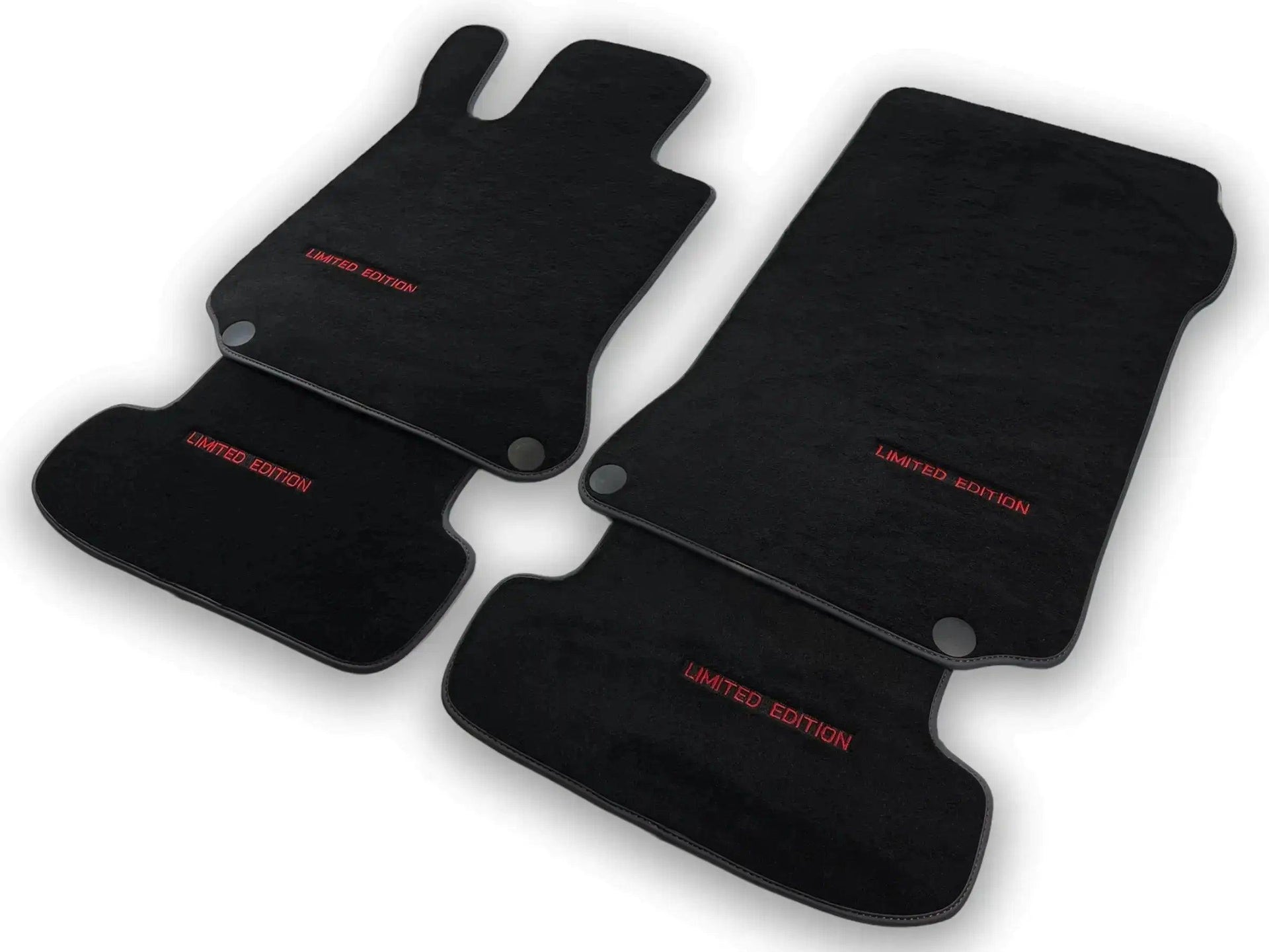 Black Floor Mats For Mercedes Benz GL-Class 500 4Matic (2012-2015) | Limited Edition - AutoWin