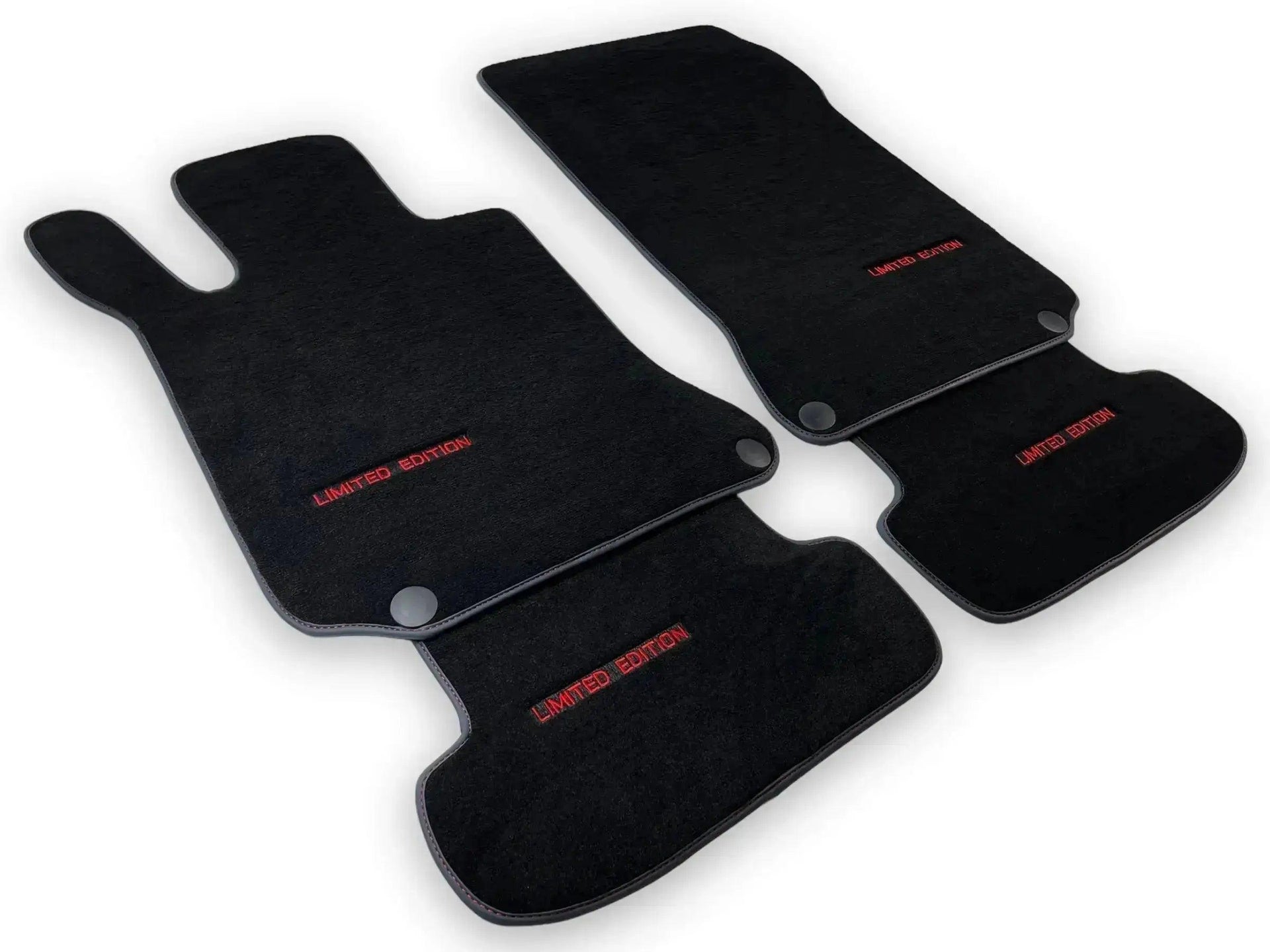 Black Floor Mats For Mercedes Benz S-Class W222 (2013-2020) Short Wheelbase | Limited Edition - AutoWin