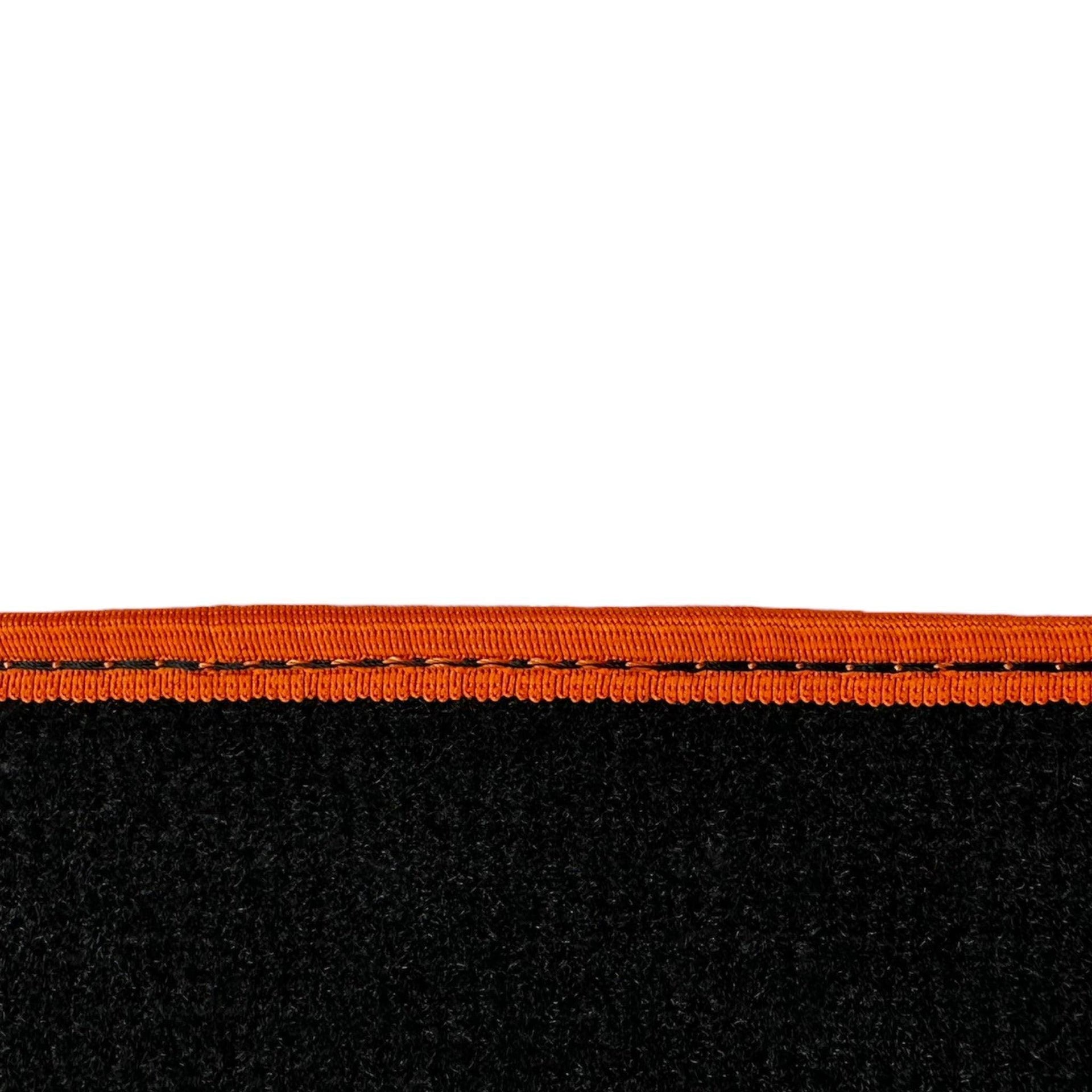 Black Mats For BMW U06 (2022-2026) | Orange Trim - AutoWin