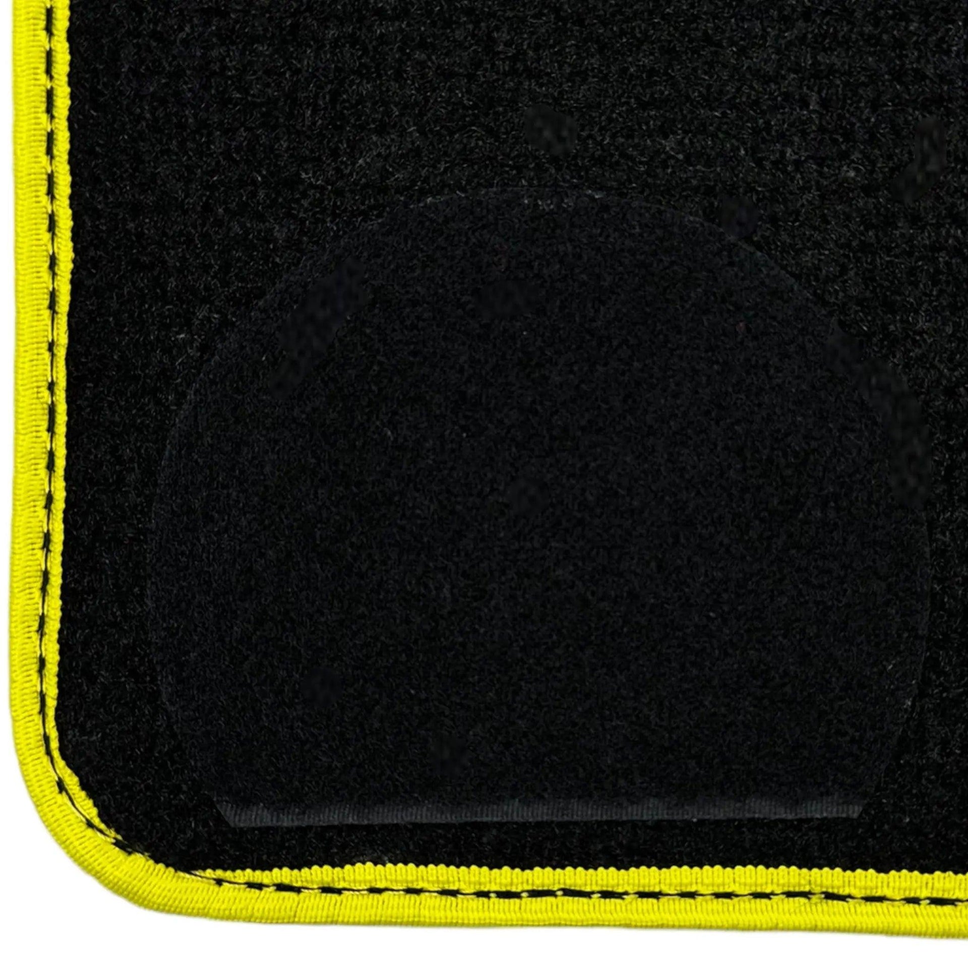 Black Mats For BMW 8 Series G15 2-door Coupe | Yellow Trim - AutoWin