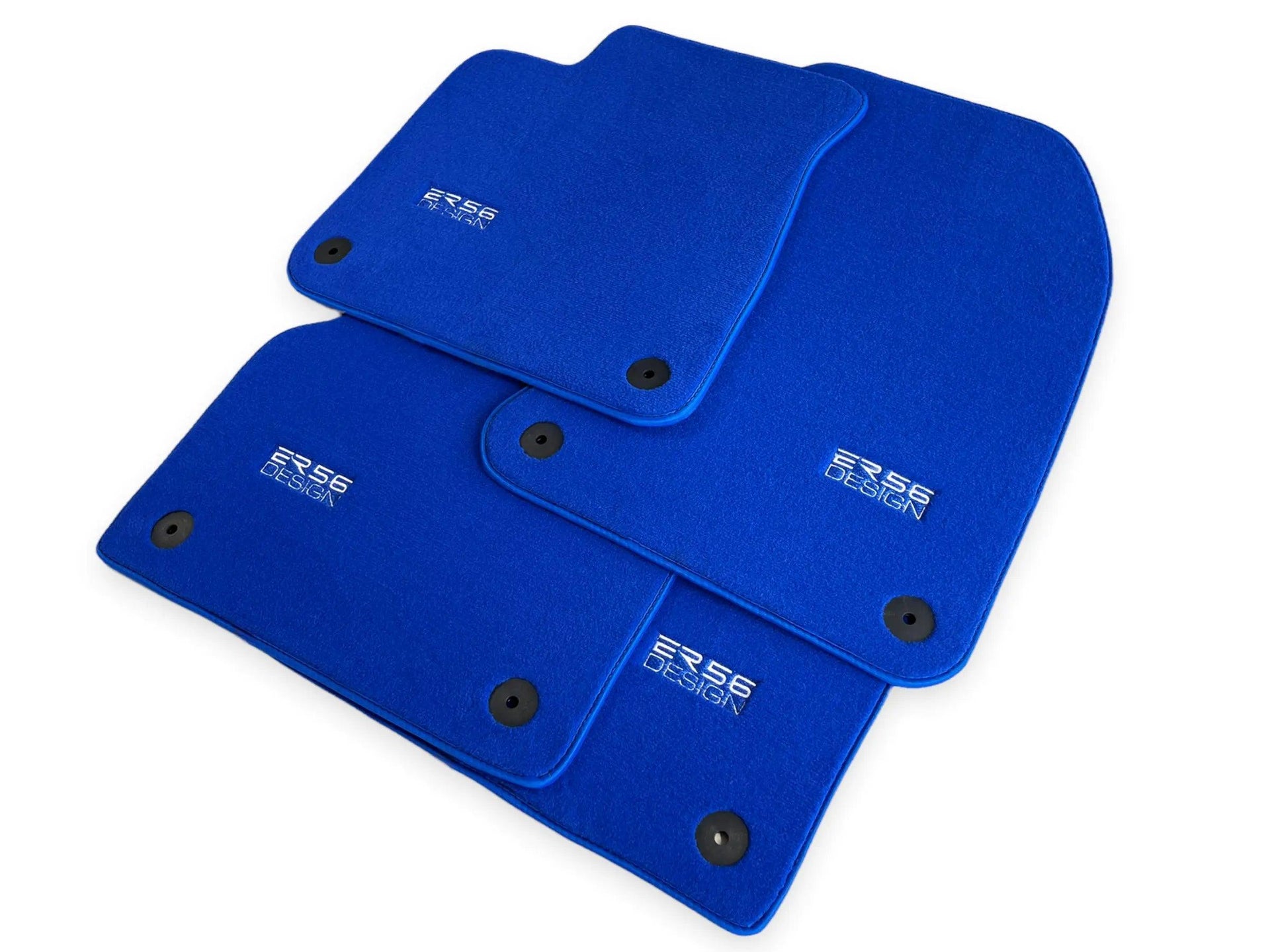 Blue Floor Mats for Audi Q7 4L (2006-2015) | ER56 Design - AutoWin