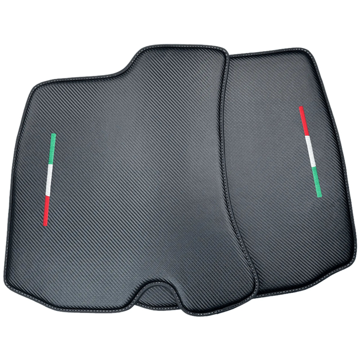 Carbon Fiber Leather Floor Mats For Ferrari Portofino (2018-2023)