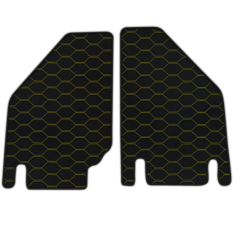 Anpassbare Lederfußmatten mit Divario-Muster für Lamborghini Countach (1974–1990)