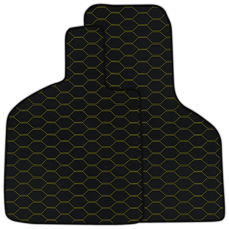 Customizable Leather Floor Mats with Divario Pattern for Lamborghini Huracan STO (2021-2024)