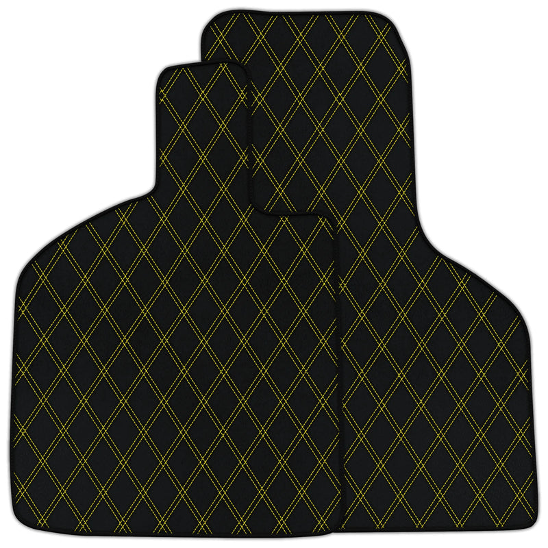 Tapis de sol en cuir personnalisables avec motif double