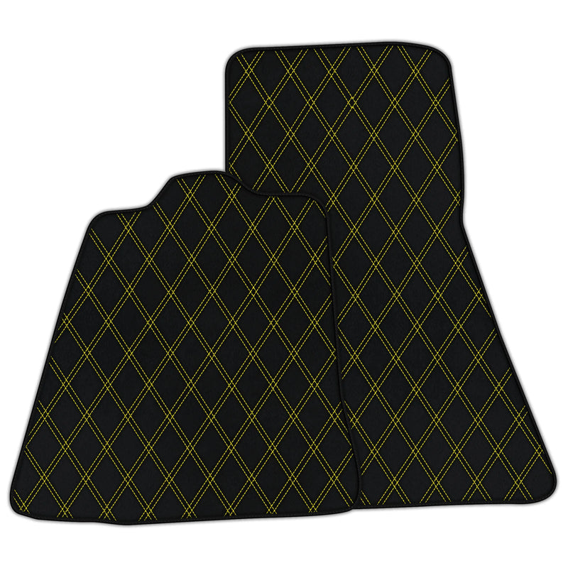 Tapis de sol en cuir personnalisables avec motif double