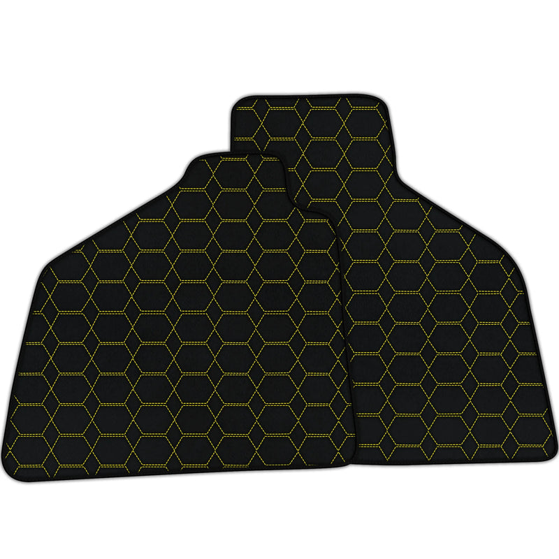 Anpassbare Lederfußmatten mit Hexagon-Muster für Lamborghini Diablo (1990-2001)