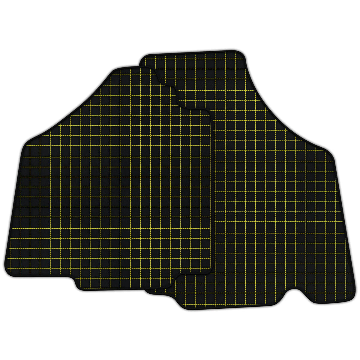 Customizable Leather Floor Mats with Square Pattern for Lamborghini Murcielago (2001-2010)