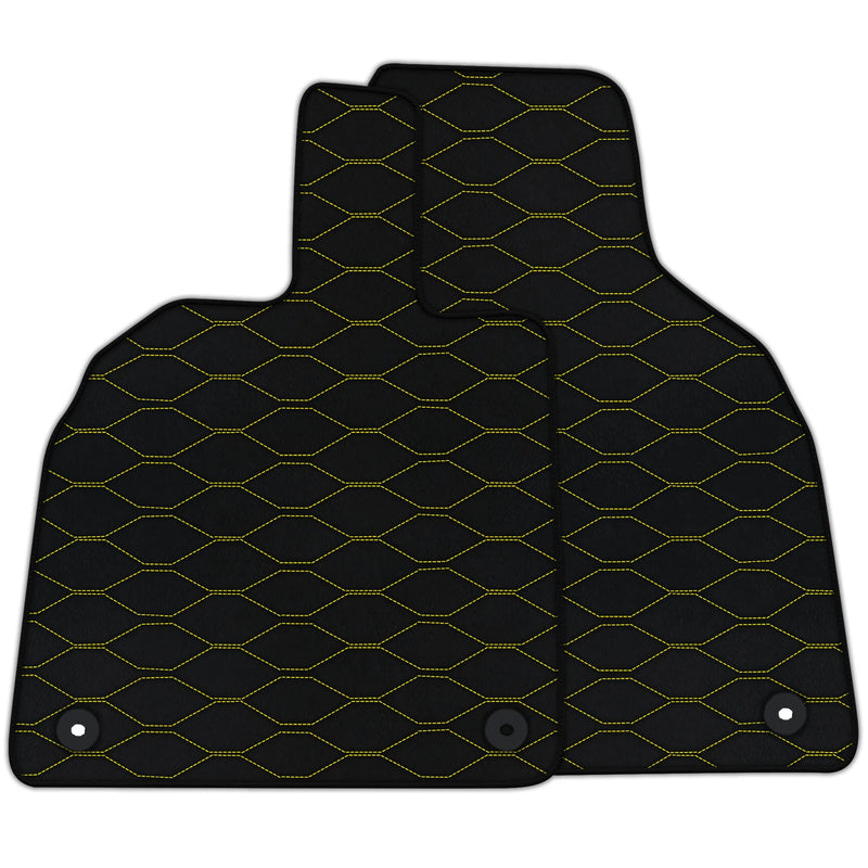 Tappetini in pelle personalizzabili con motivo Viper Hex per