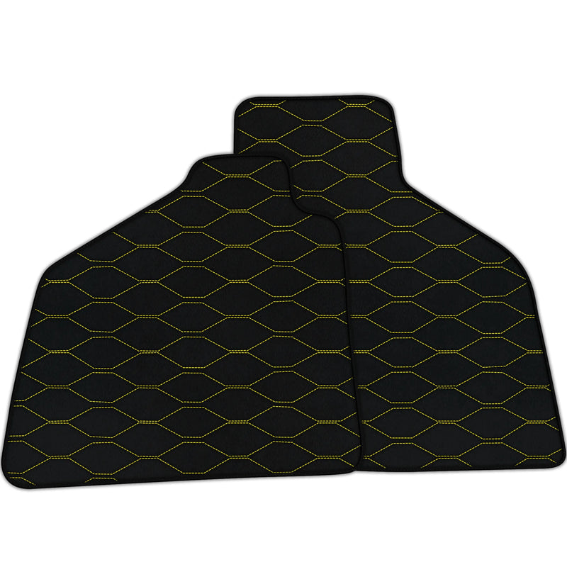 Anpassbare Lederfußmatten mit Viper Hex-Muster für Lamborghini Diablo (1990-2001)