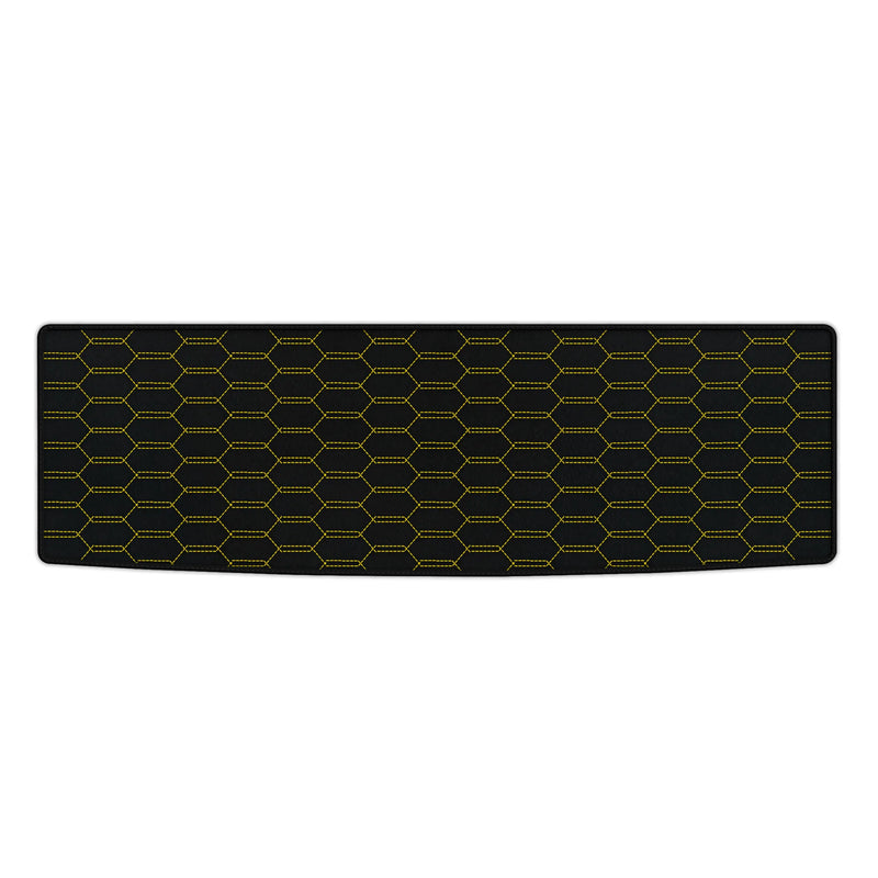 Alfombrillas de coche de cuero personalizables con patrón hexagonal entrelazado para Ferrari GTC4 Lusso (2016-2023)