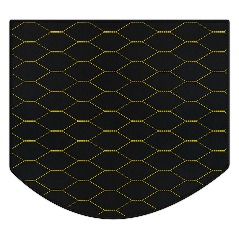 Customizable Leather Trunk Floor Mats with Viper Hex Pattern for Ferrari 512 TR (1992-1994)