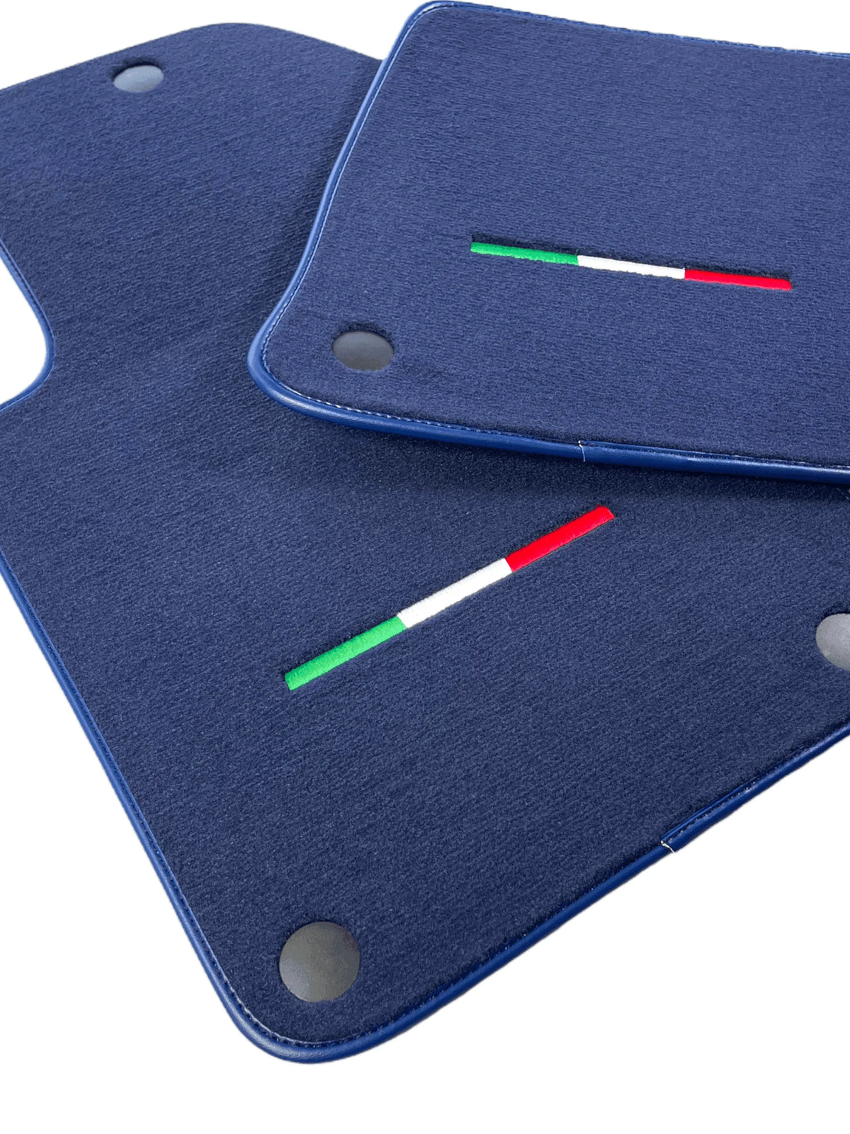 Dark Blue Floor Mats For Ferrari 612 Scaglietti 2005-2011 Italian Edition - AutoWin