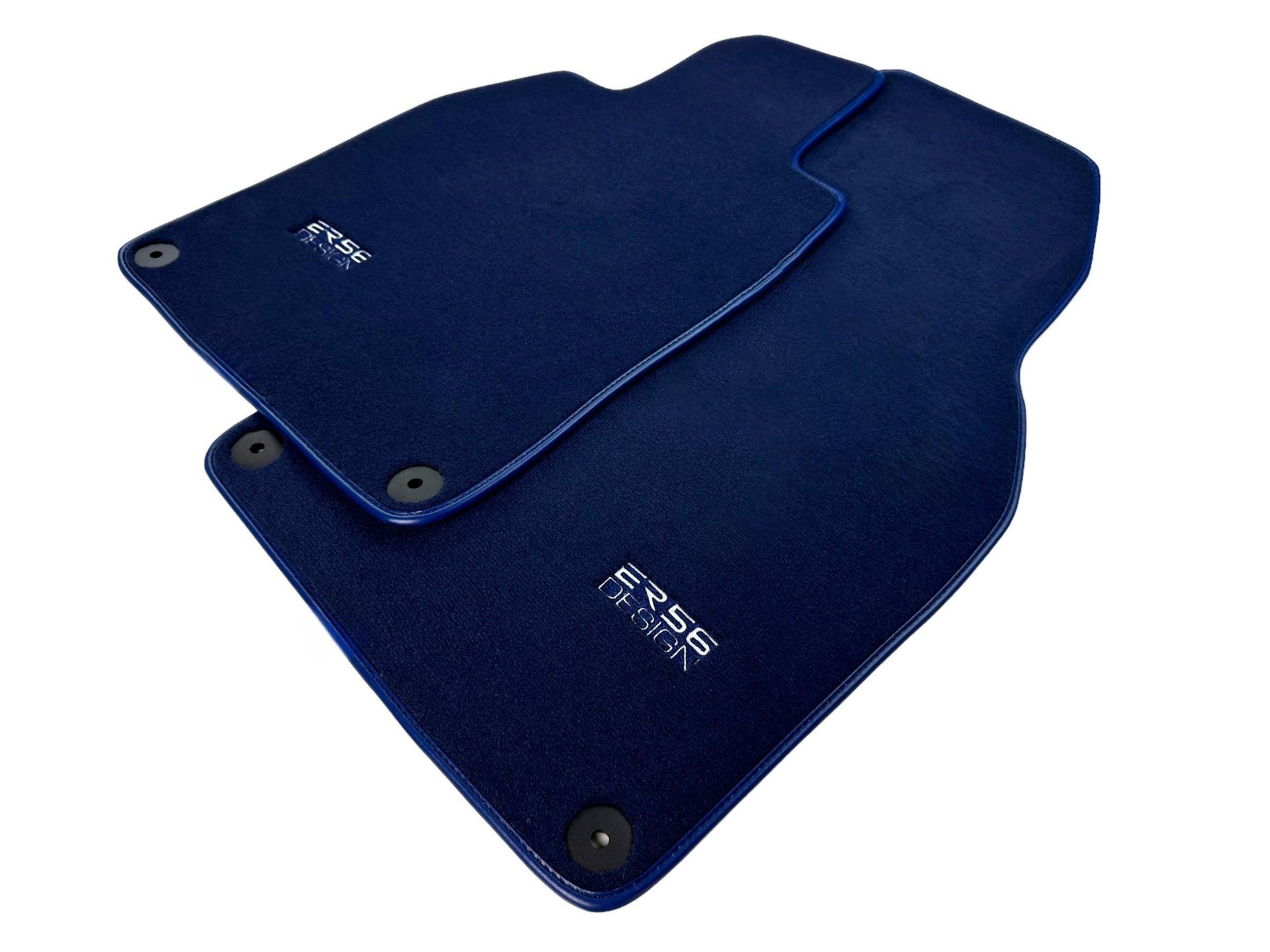 Dark Blue Floor Mats for Porsche 718 Cayman (2017-2023) | Er56 Design - AutoWin