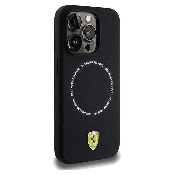 Ferrari Printed Ring MagSafe Hardcase for iPhone 15 Pro Max 6.7" - AutoWin