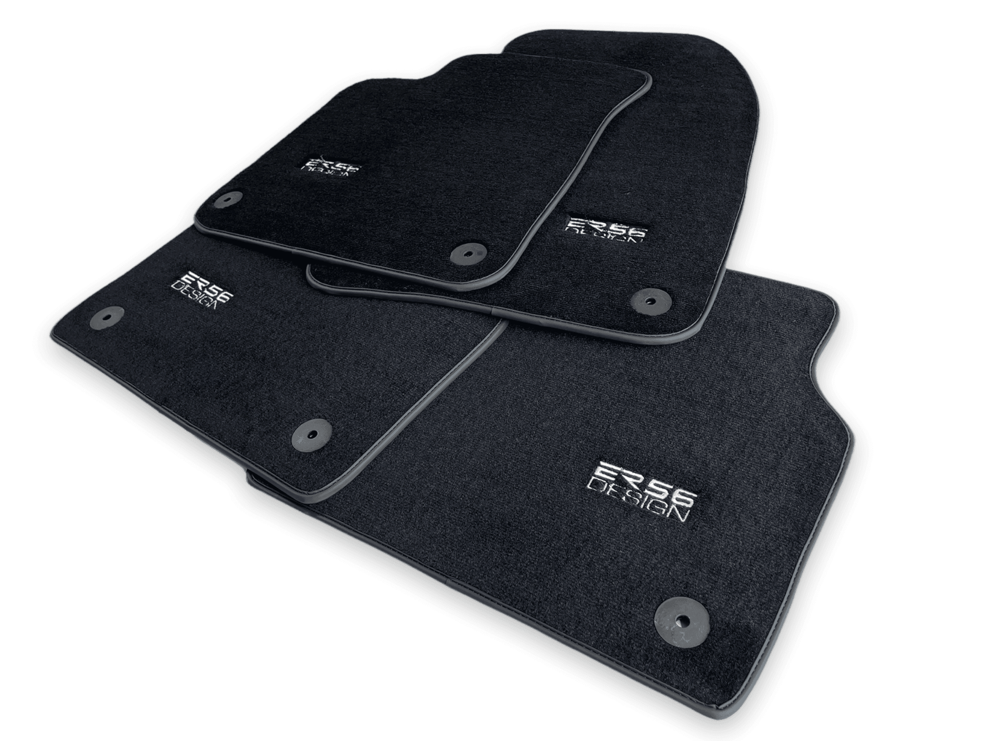 Floor Mats for Audi A4 - B7 Convertible (2006-2009) ER56 Design - AutoWin