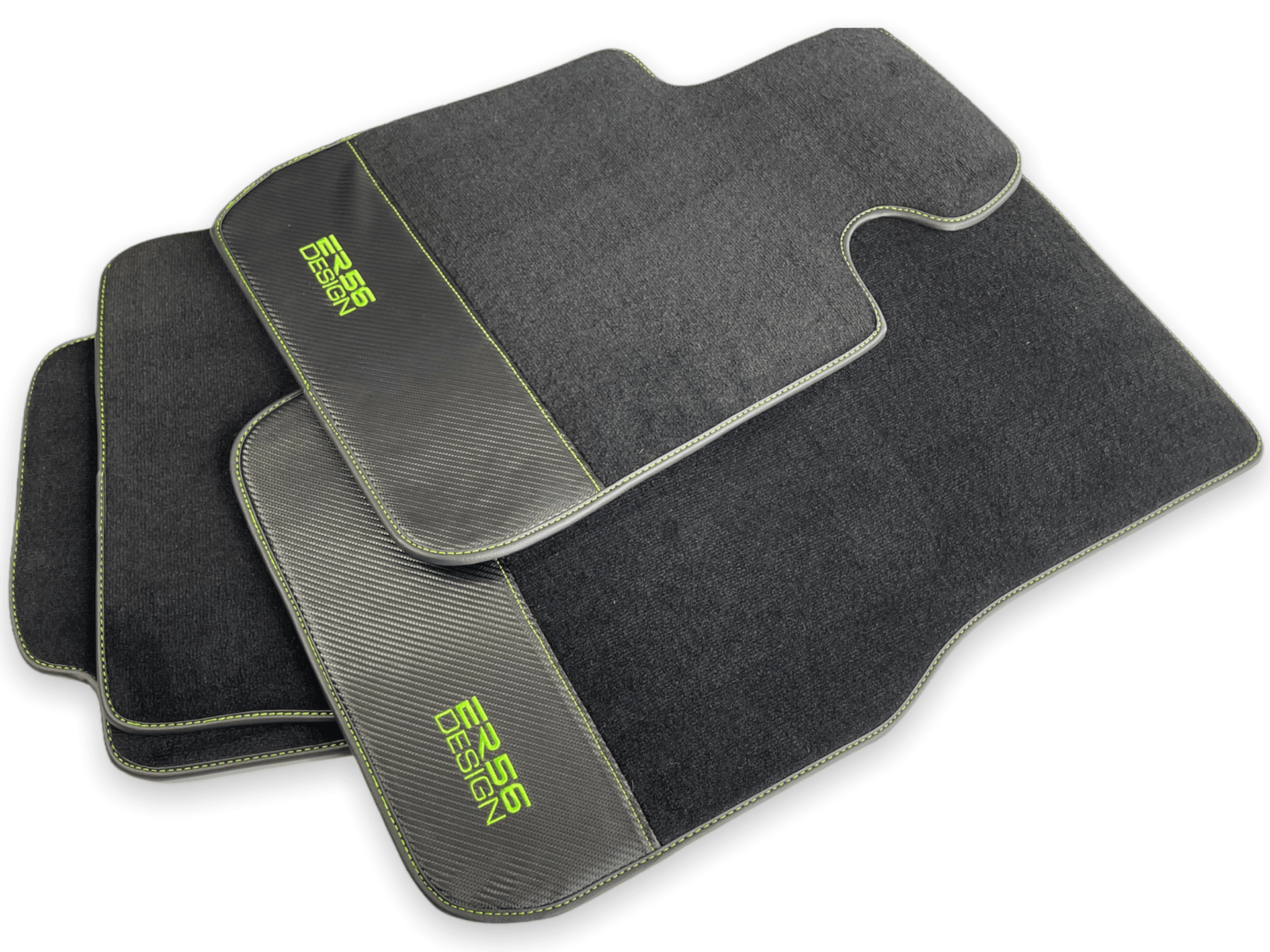 Floor Mats For BMW G61 (2023-2026) Touring Carbon Leather Er56 Design - AutoWin