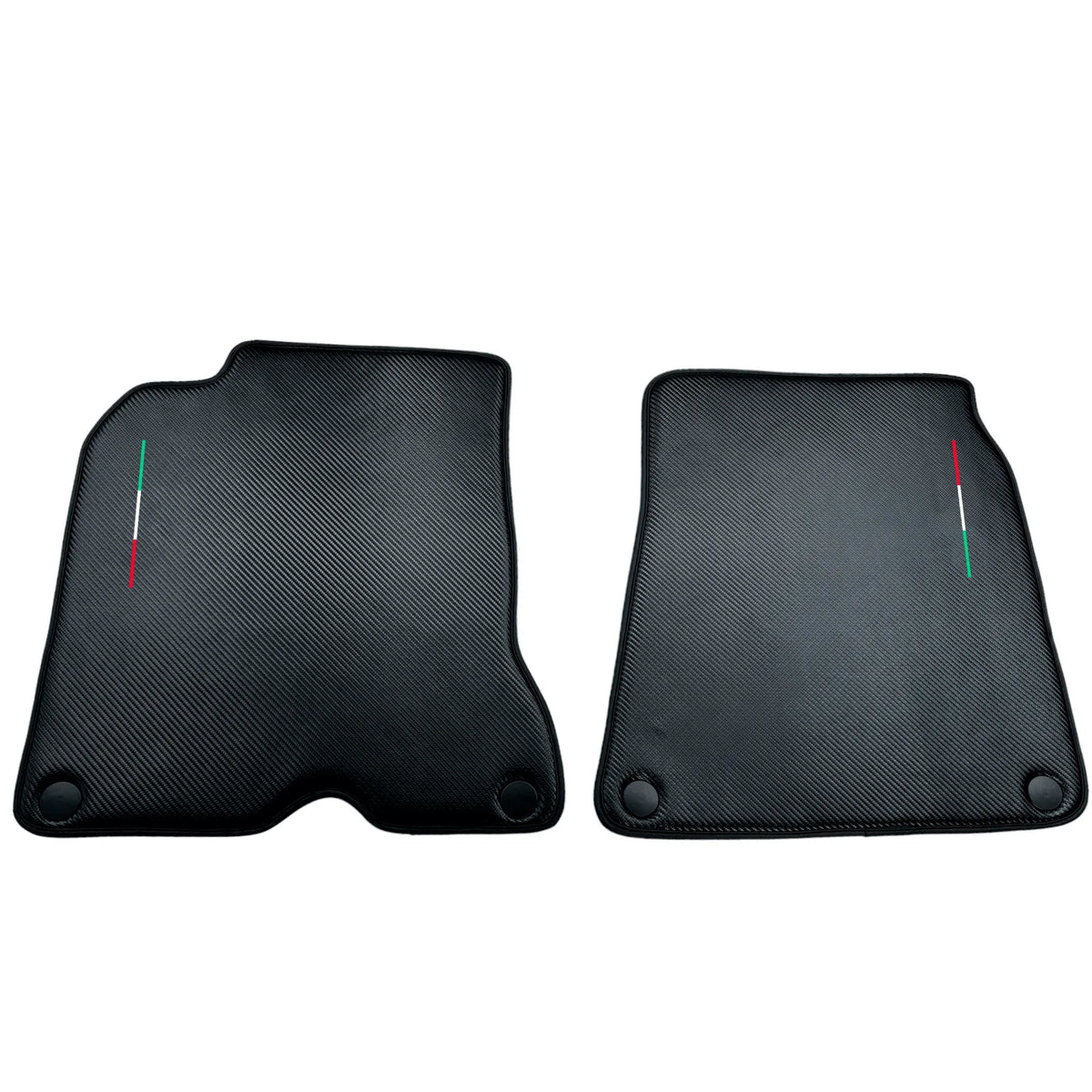 Floor Mats For Ferrari California T (2015-2018) Carbon Fiber Leather - AutoWin