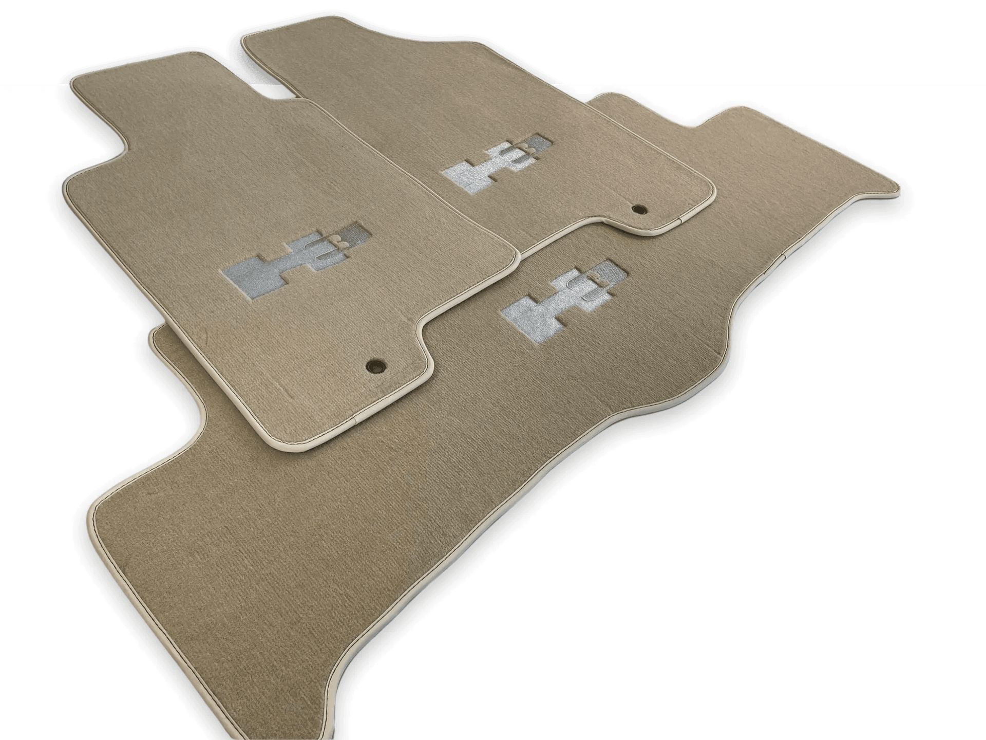 Floor Mats For Hummer H3 2005-2010 Tailored Beige Carpets - AutoWin