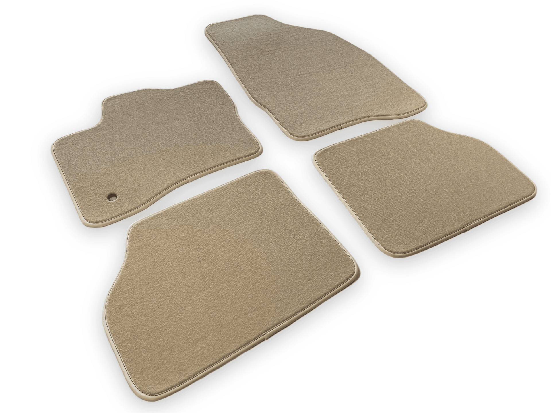 Floor Mats for Lincoln Nautilus (2019-2024) SUV Beige Tailored Carpets - AutoWin
