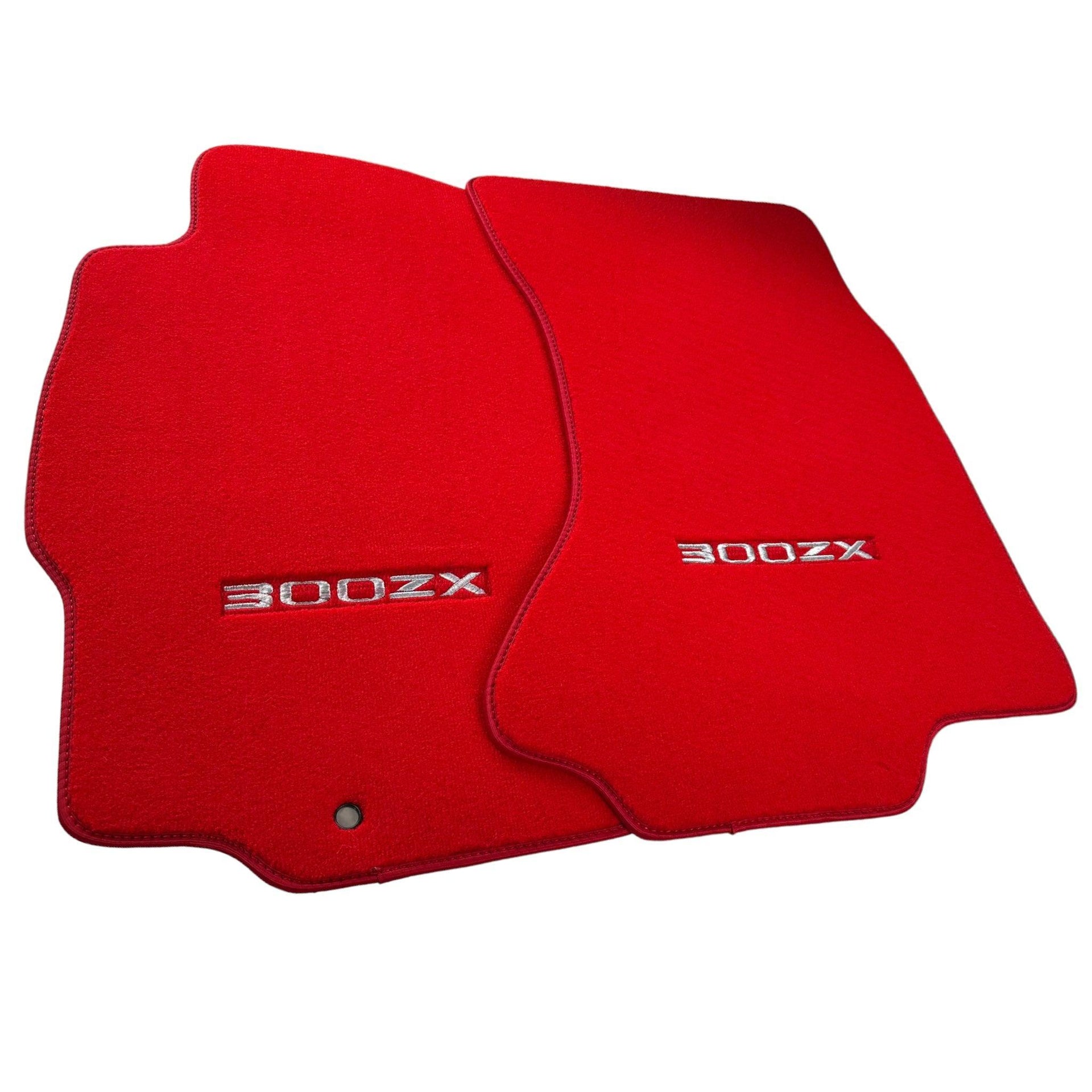Floor Mats For Nissan 300ZX - Z32 (1990-1996) Tailored Red Carpets - AutoWin