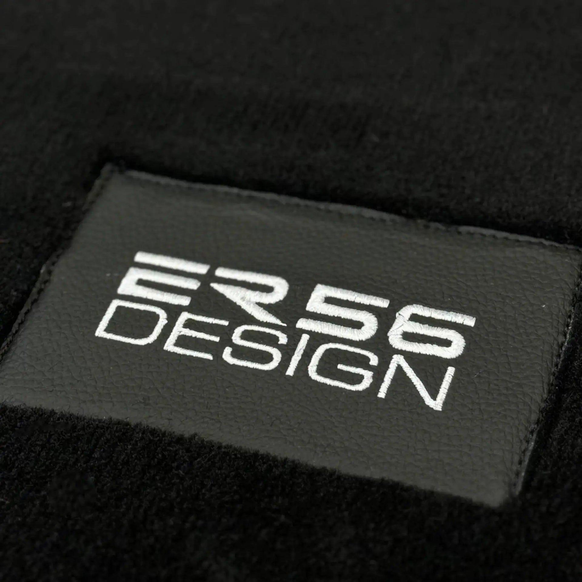 Floor Mats for Tesla Model X (6 Seats) Black Tailored Carpets ER56 Design - AutoWin