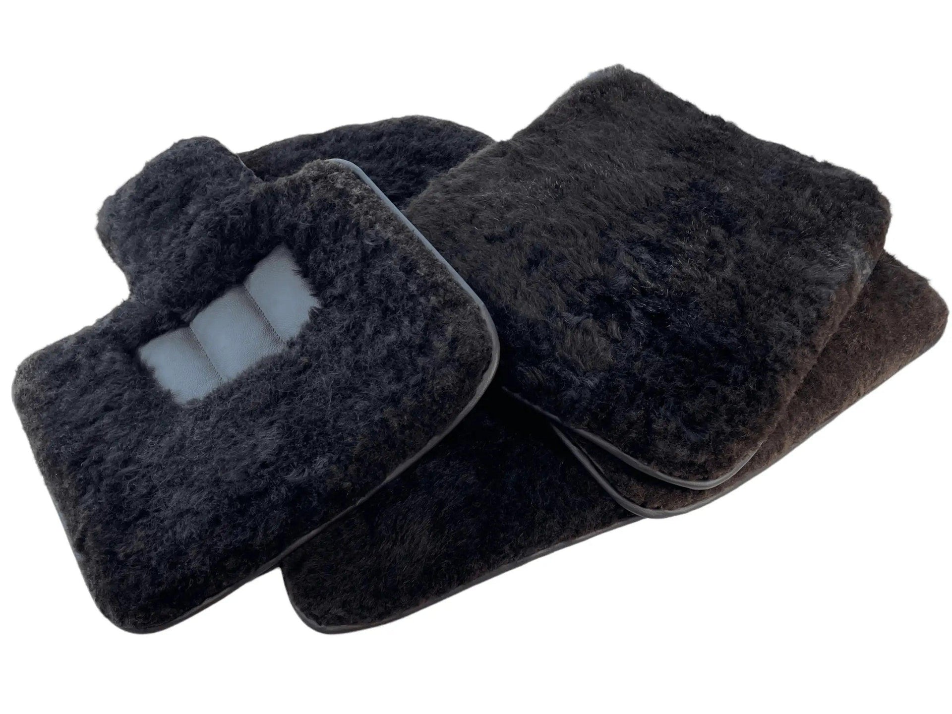 Genuine Sheepskin Floor Mats Bentley Flying Spur (2005-2013) Er56 Design Brand - AutoWin