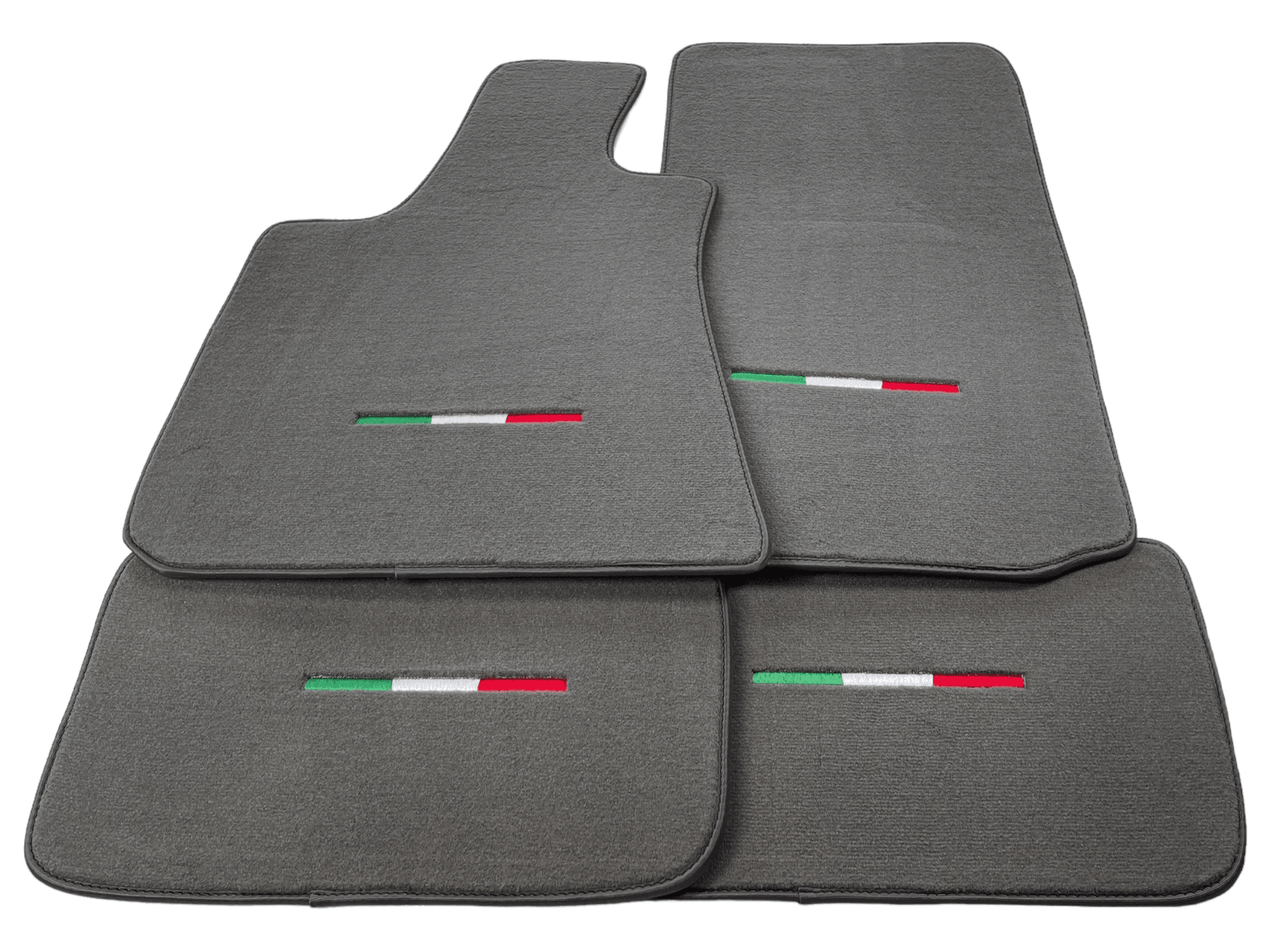Gray Floor Mats For Maserati Coupé (2001-2007) Italy Edition - AutoWin