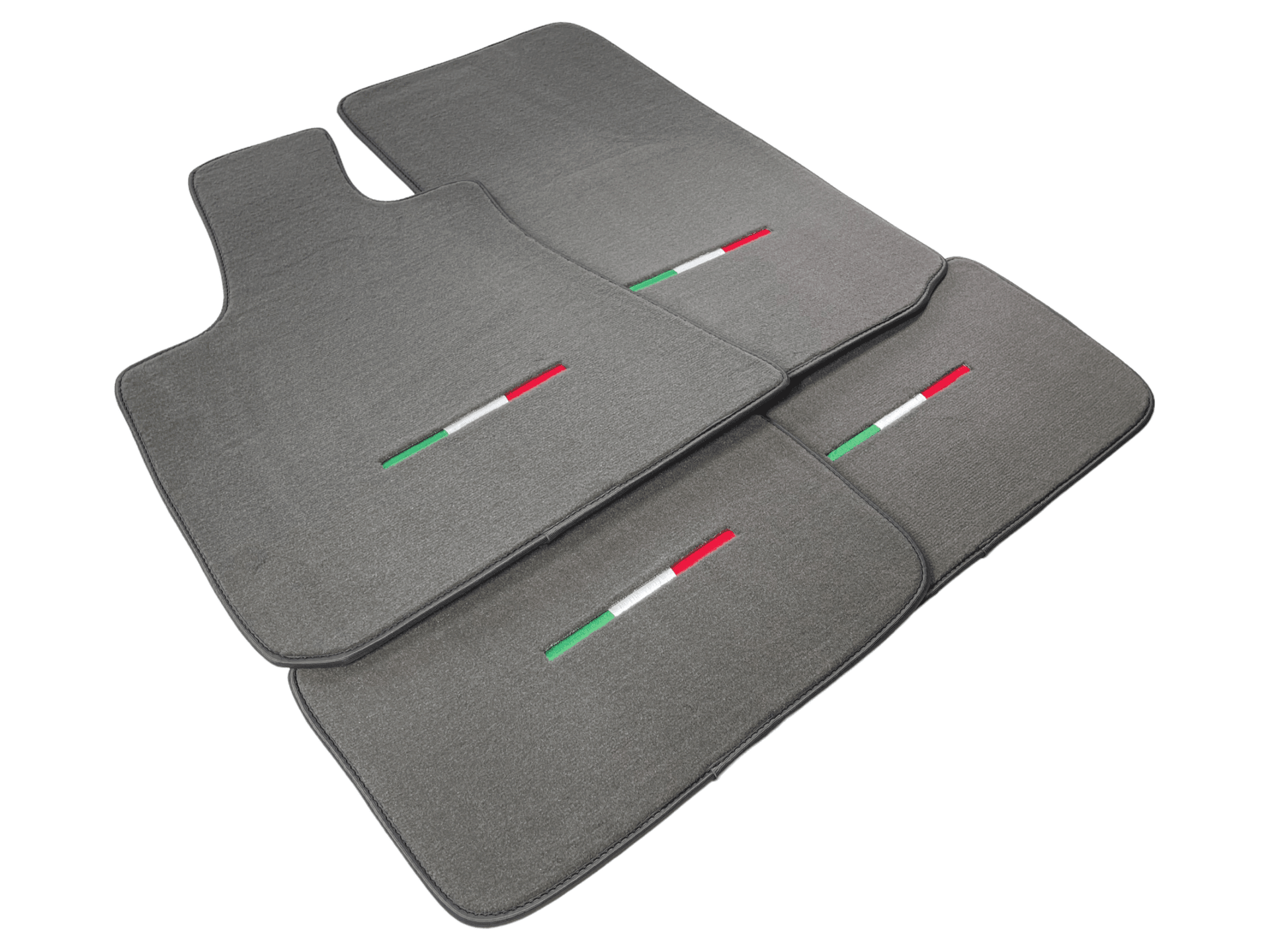 Gray Floor Mats For Maserati Coupé (2001-2007) Italy Edition - AutoWin