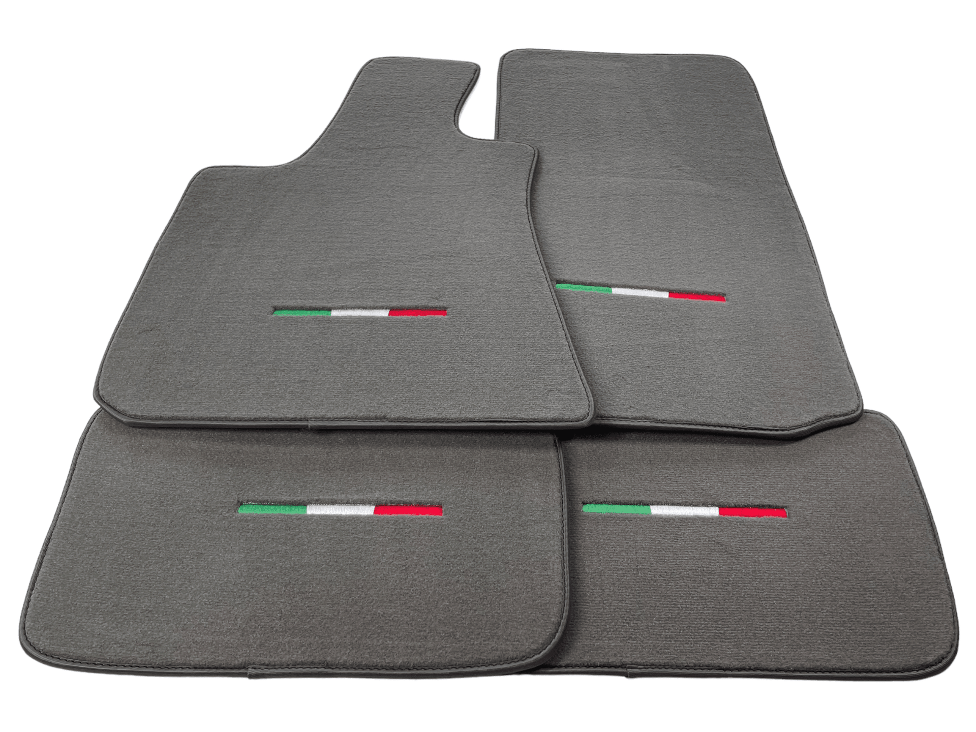 Gray Floor Mats For Maserati Coupé (2001-2007) Italy Edition - AutoWin