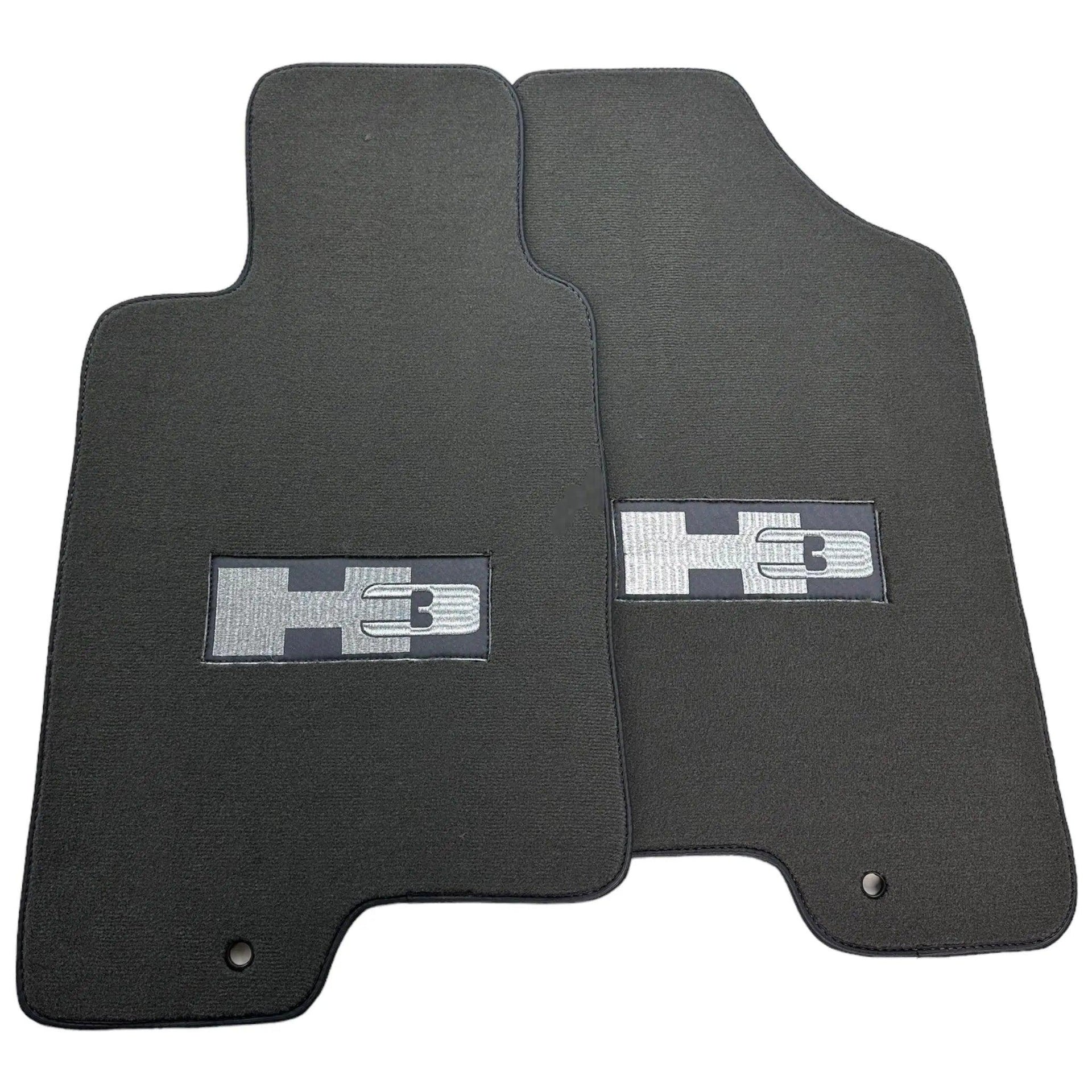 Grey Floor Mats For Hummer H3 (2005-2010) - AutoWin