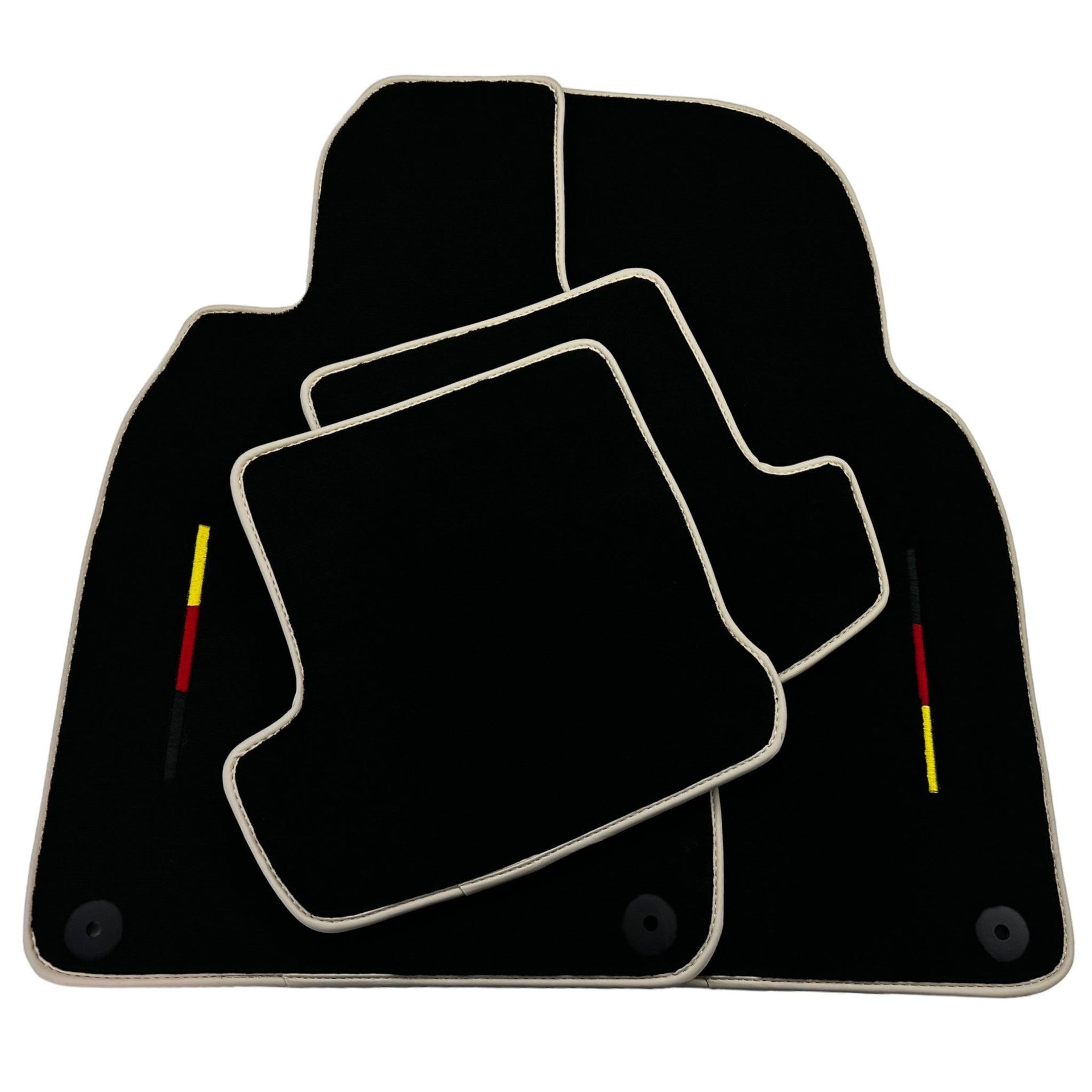 Black Floor Mats for Porsche 991 (2012-2019) - AutoWin