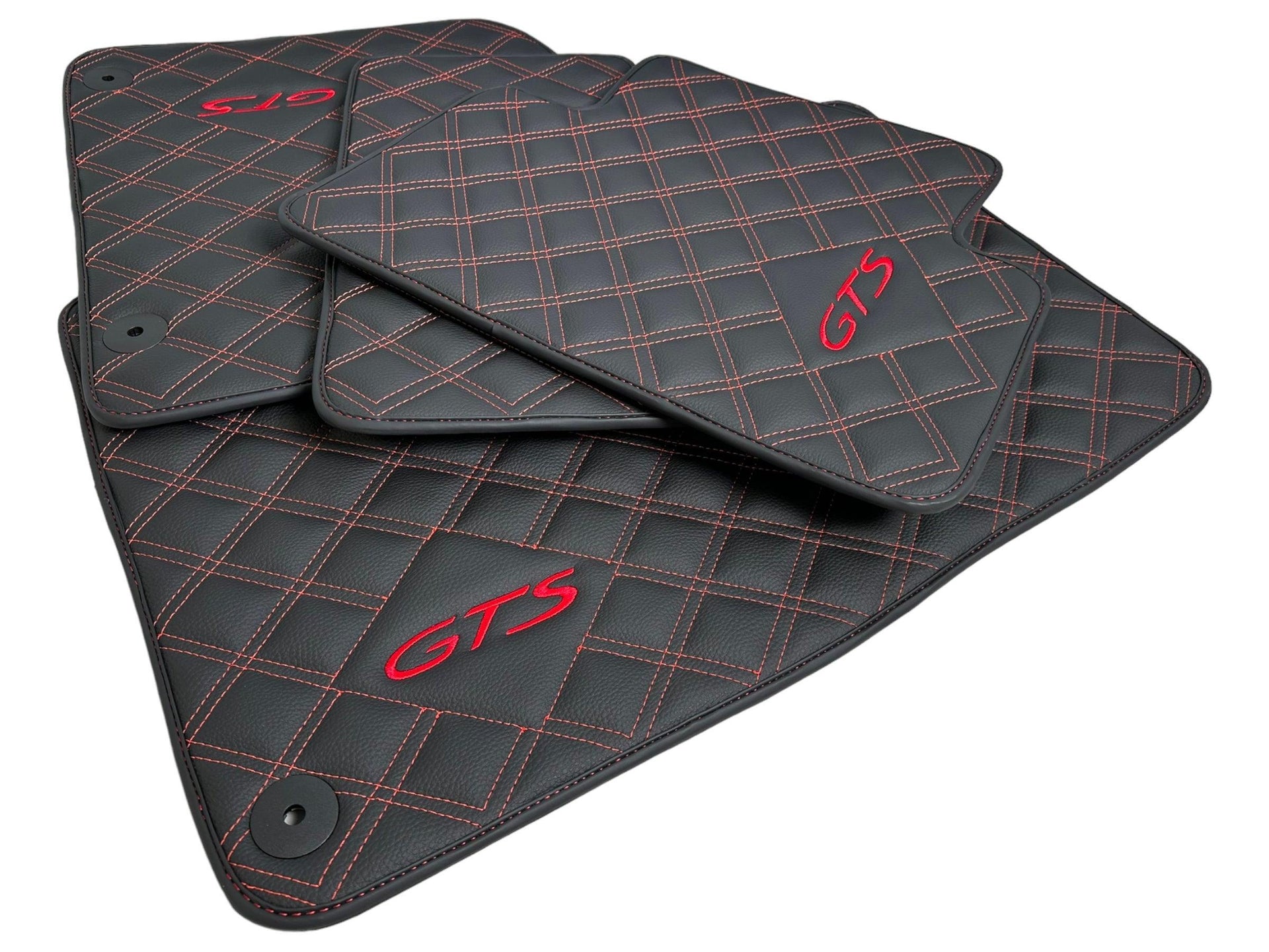 Leather Floor Mats for Porsche Panamera (2017-2023) - AutoWin