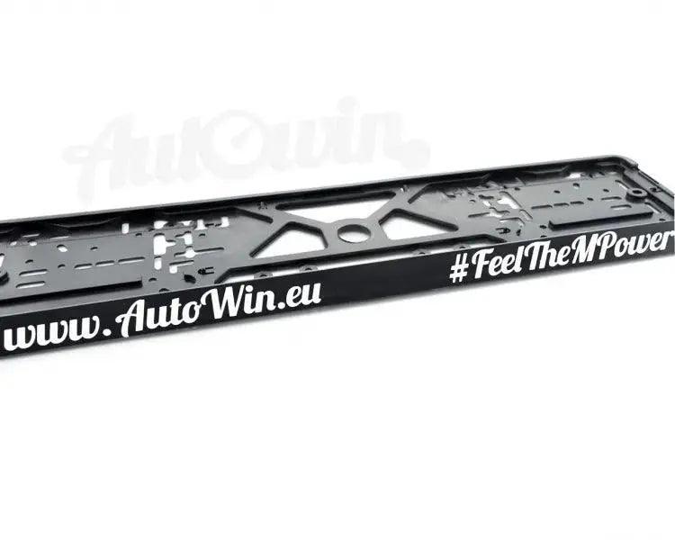 License Plate Frames With AutoWin Logo European Standart - AutoWin