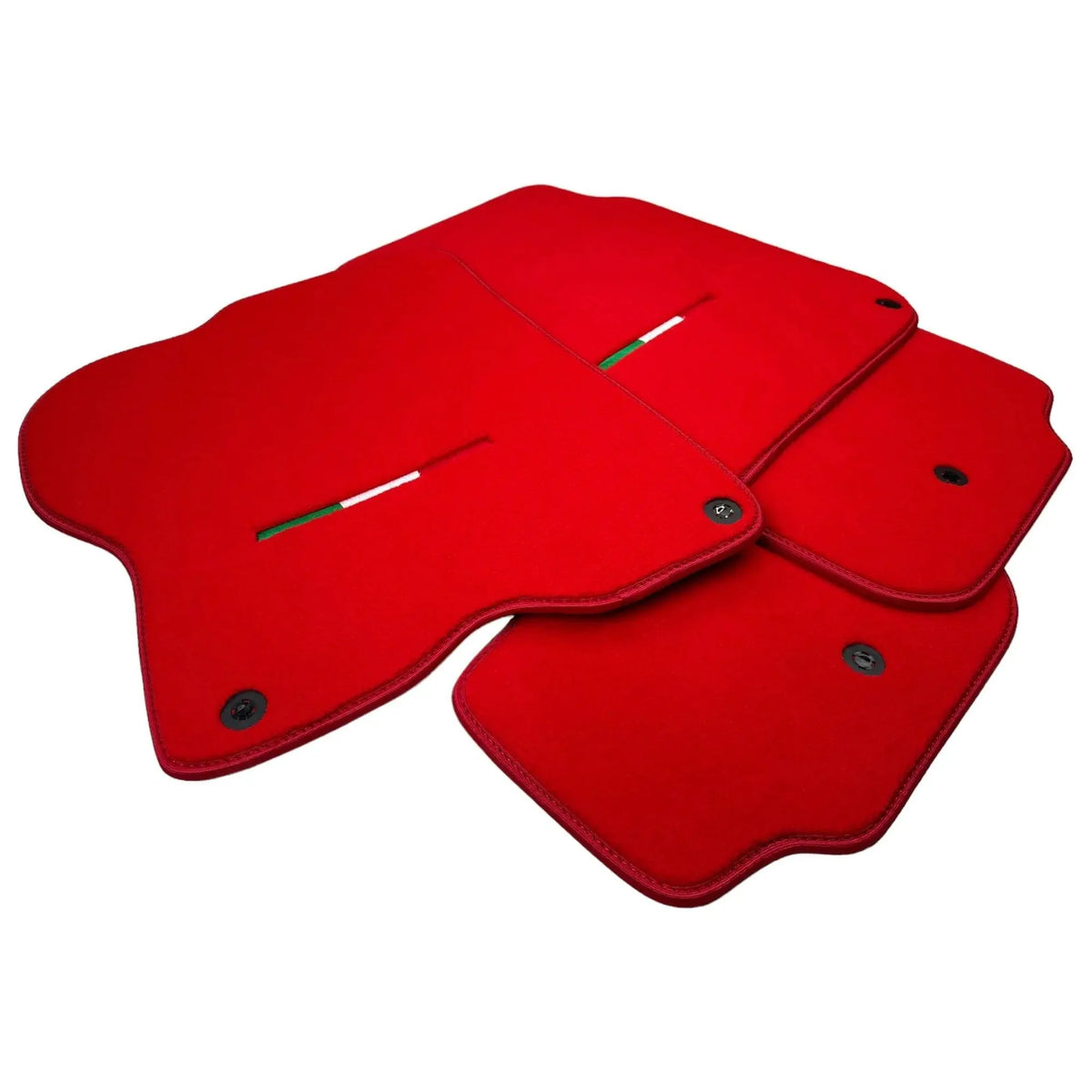 Alfombrillas de coche rojas para Ferrari GTC4 Lusso (2016-2023) | Calidad Premium