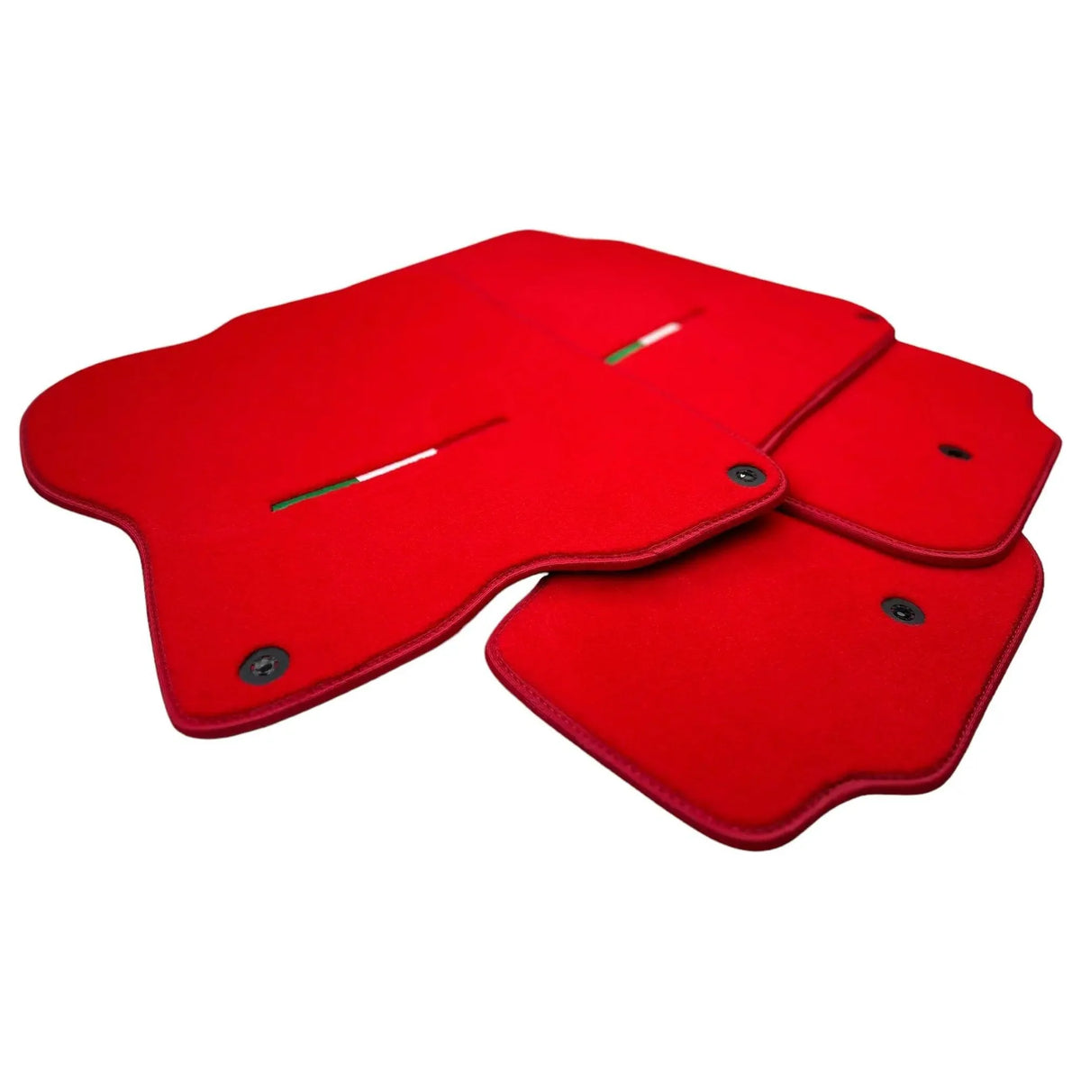Alfombrillas de coche rojas para Ferrari GTC4 Lusso (2016-2023) | Calidad Premium
