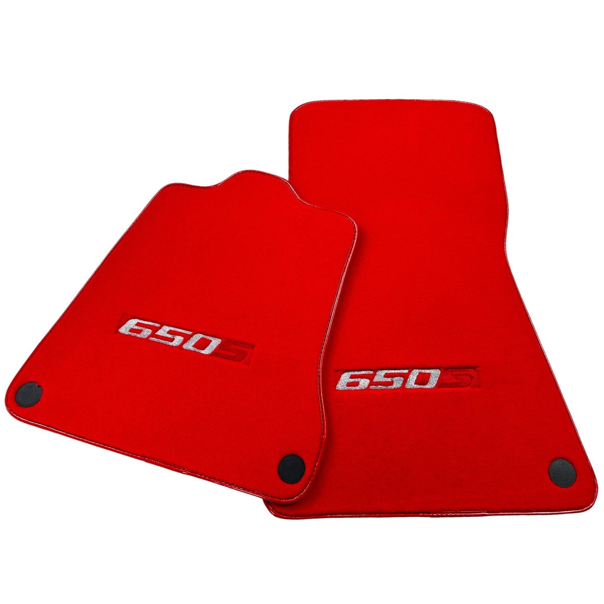 Red Floor Mats For McLaren 650S Tailored - AutoWin
