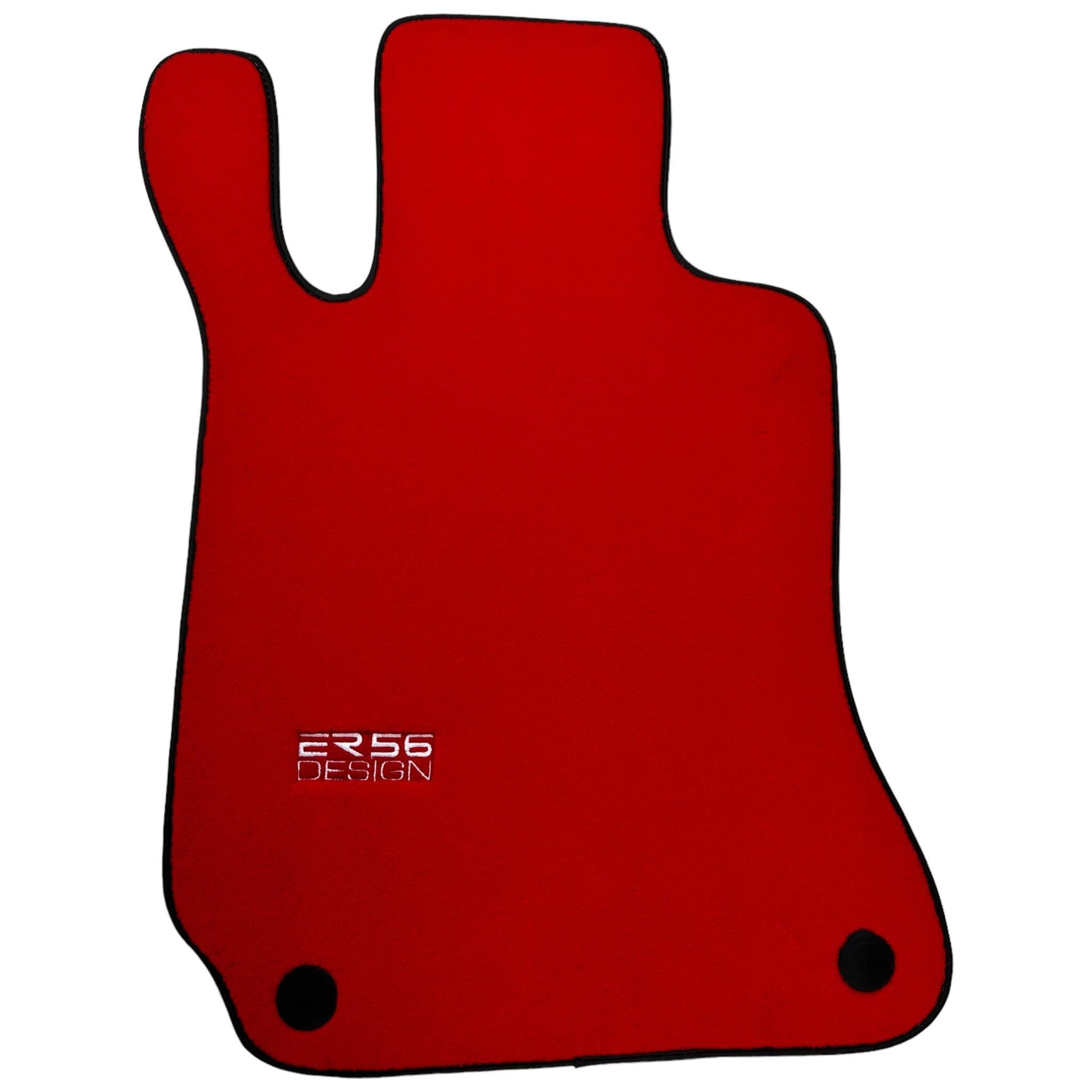 Red Floor Mats For Mercedes-Benz C-Class W204 (2007-2014) - AutoWin