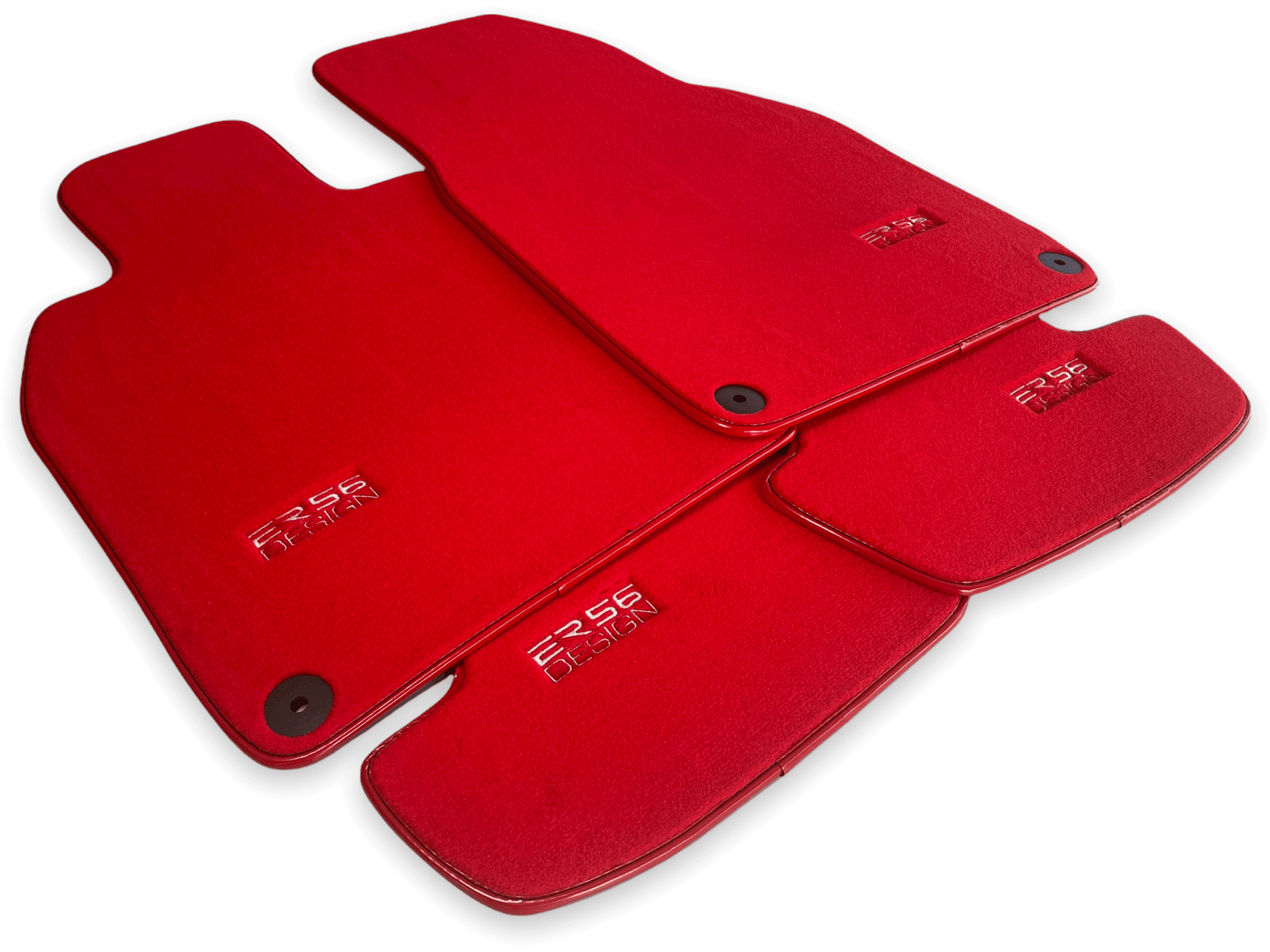 Red Floor Mats for Porsche 911 - 992 (2019-2024)| ER56 Design - AutoWin